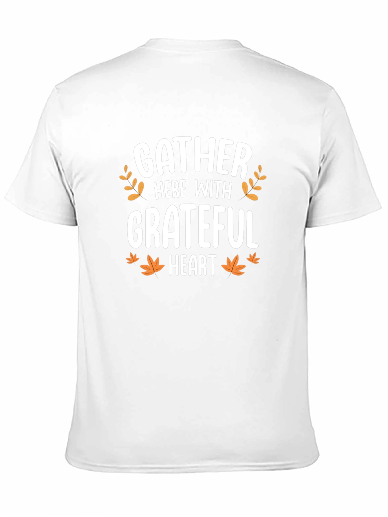 Gather Here With Grateful Heart Black T-Shirt