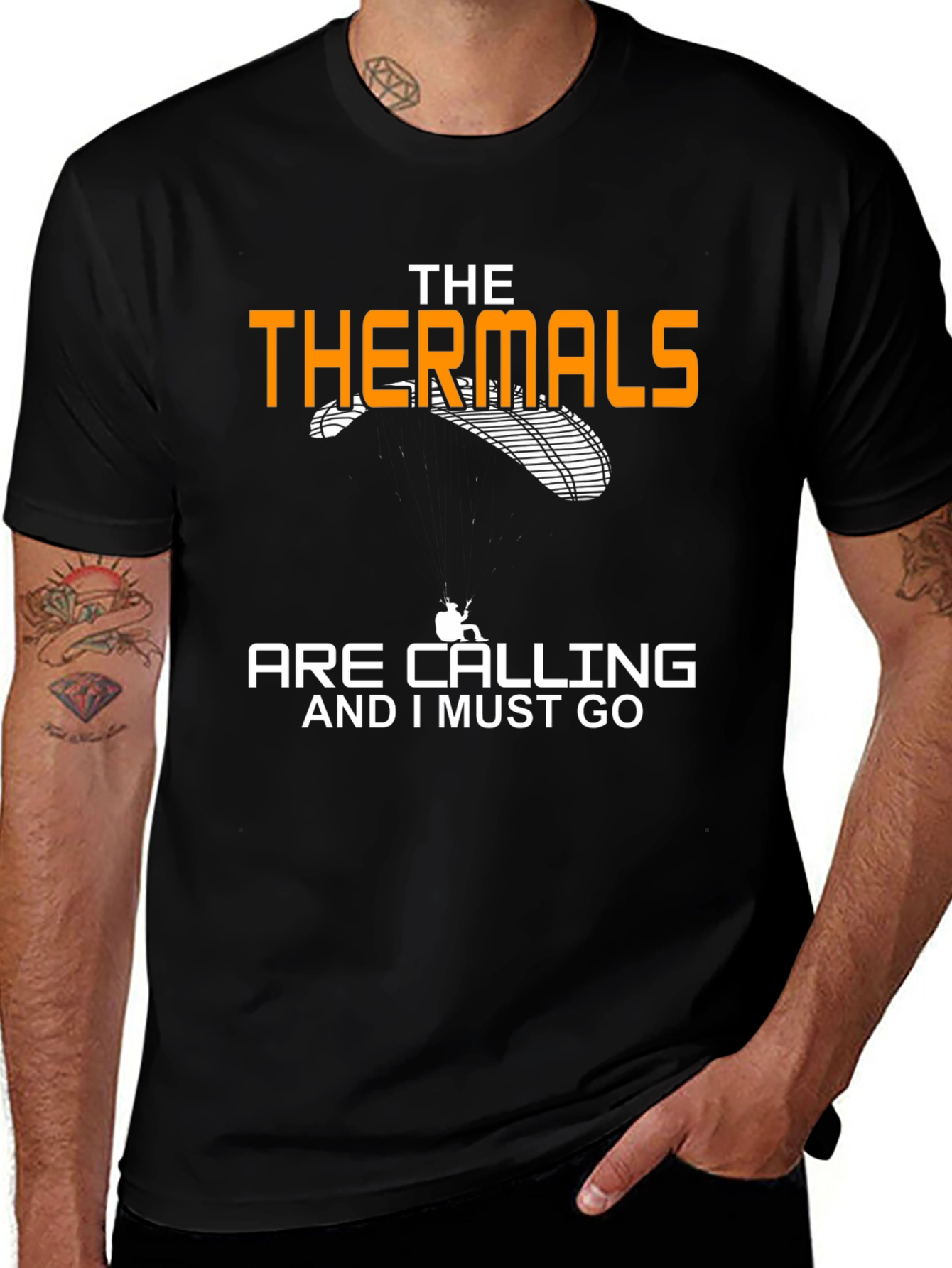 The Thermals Are Calling Black T-Shirt