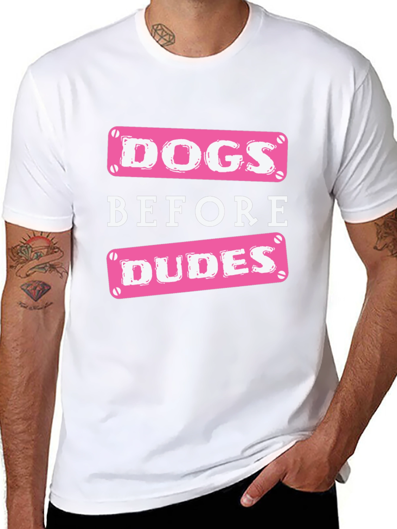 Dogs Before Dudes Graphic T-Shirt