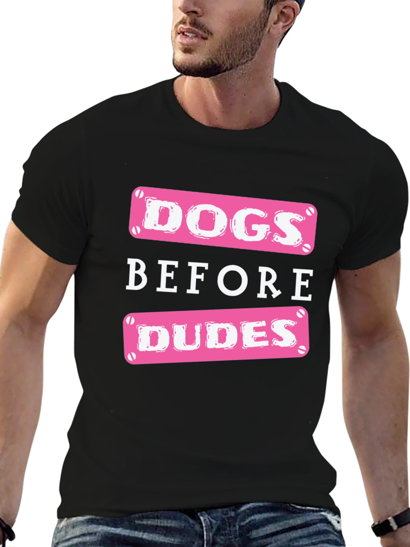 Dogs Before Dudes Graphic T-Shirt