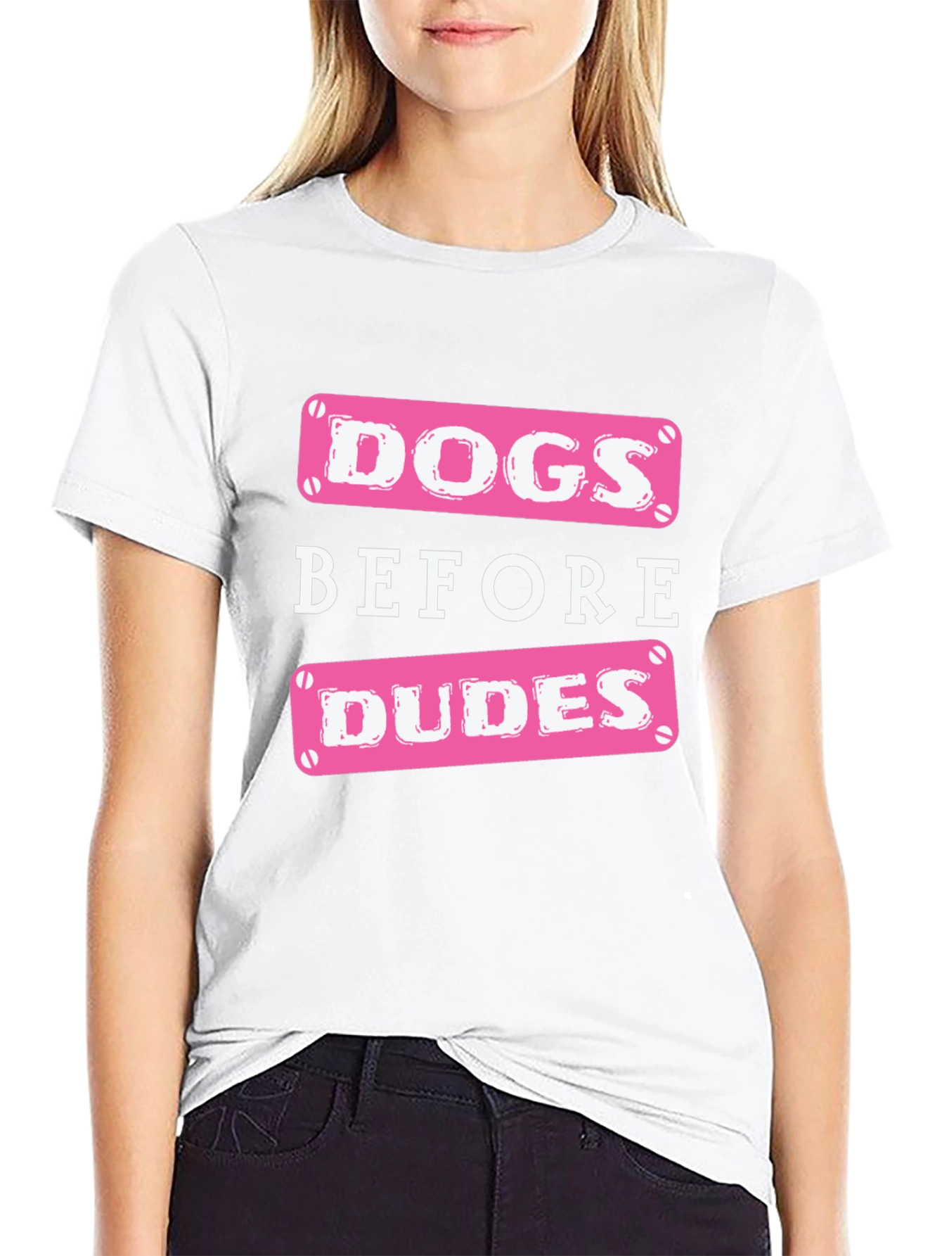 Dogs Before Dudes Graphic T-Shirt