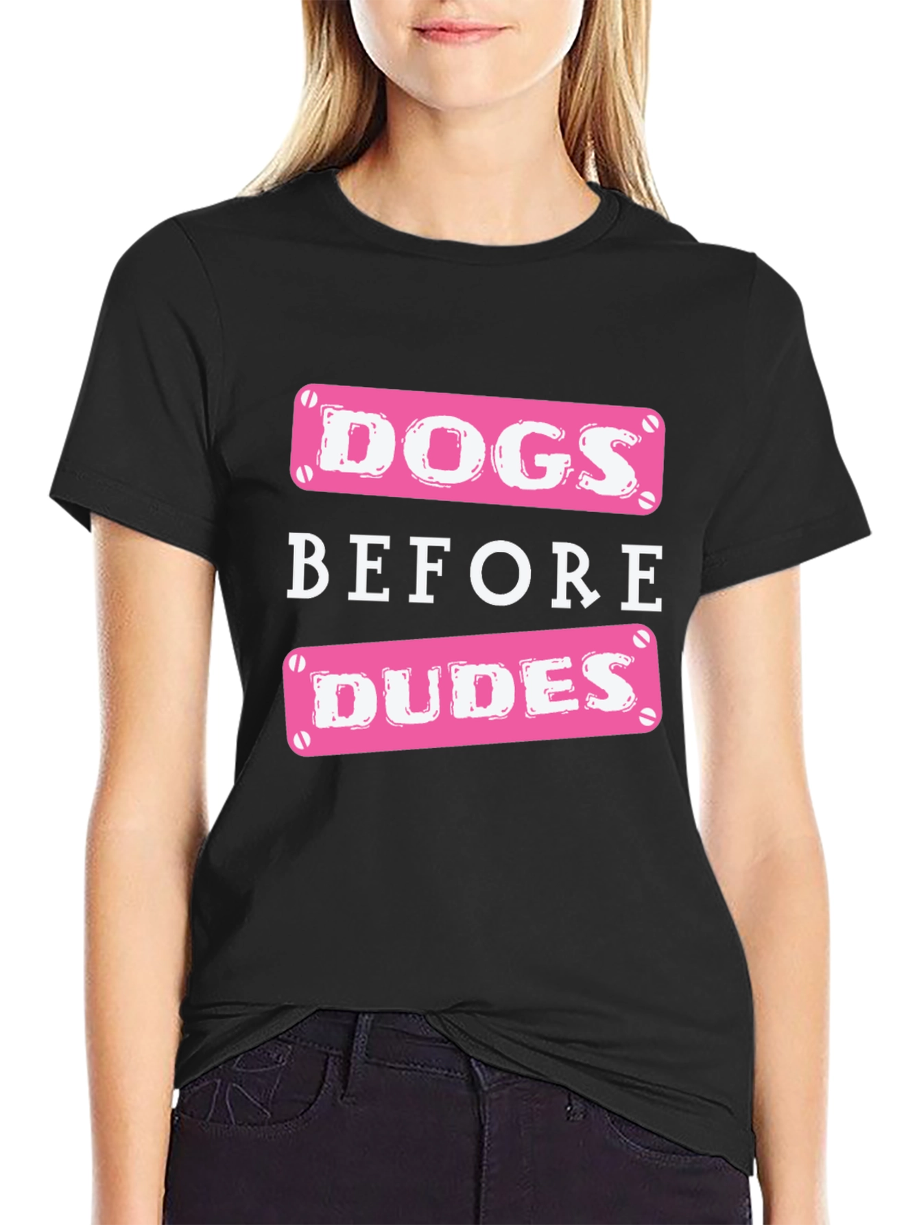 Dogs Before Dudes Graphic T-Shirt