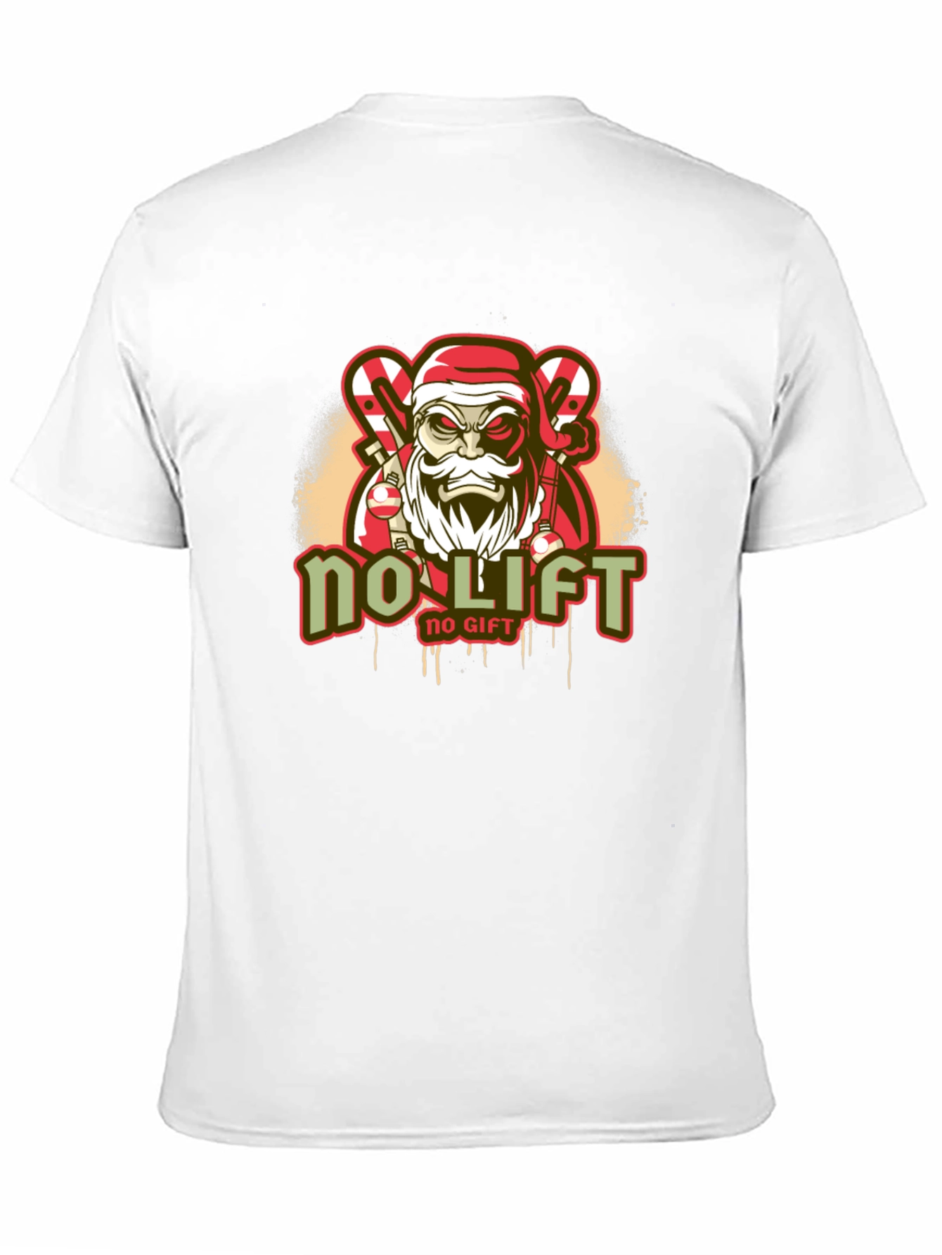 No Lift No Gift Santa Christmas T-Shirt
