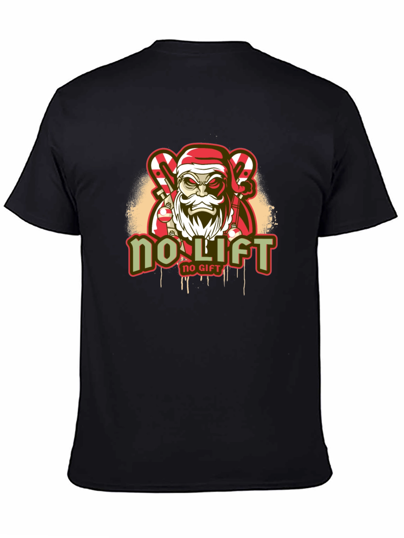 No Lift No Gift Santa Christmas T-Shirt