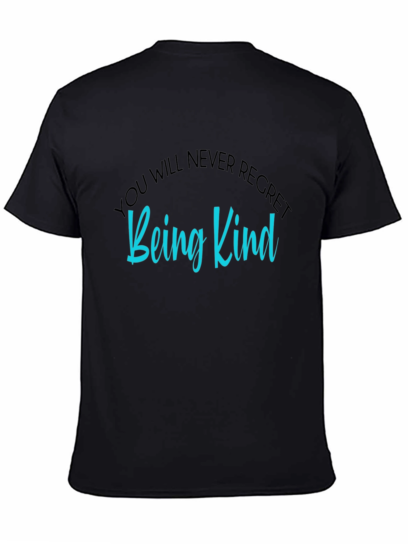 Be Kind Graphic Tee - Soft Black Cotton T-Shirt