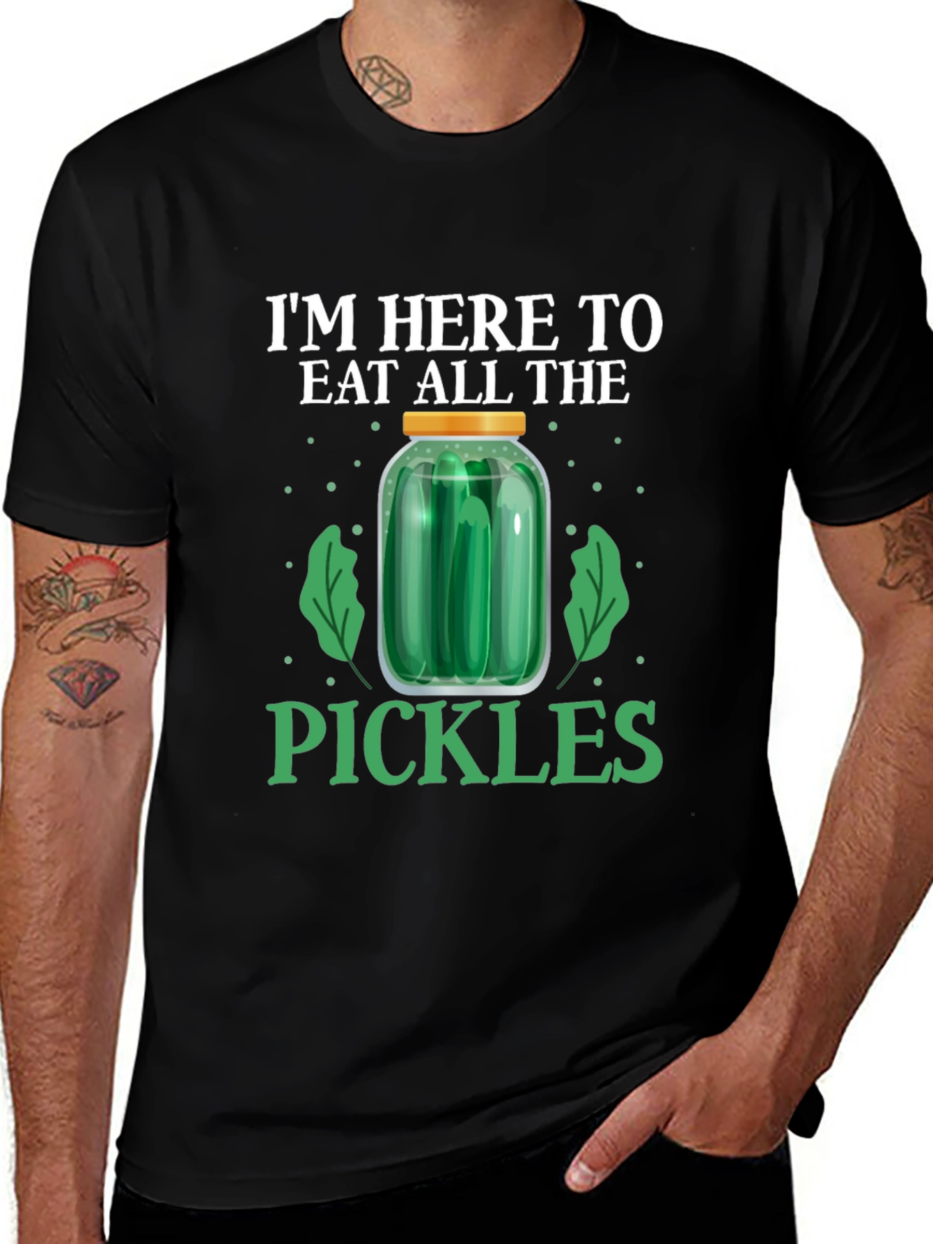 Eat All The Pickles Graphic T-Shirt