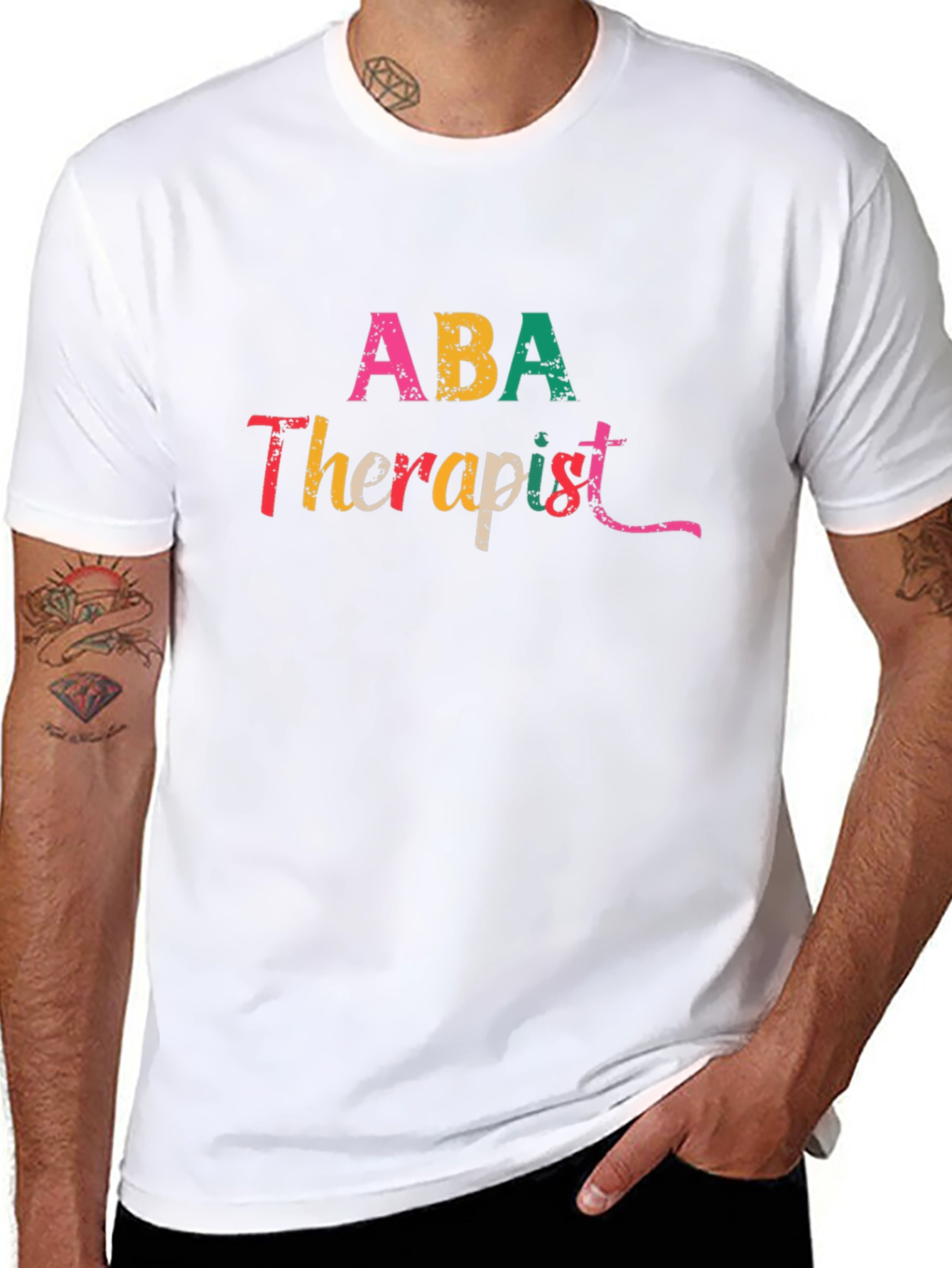 ABA Therapist Black T-Shirt