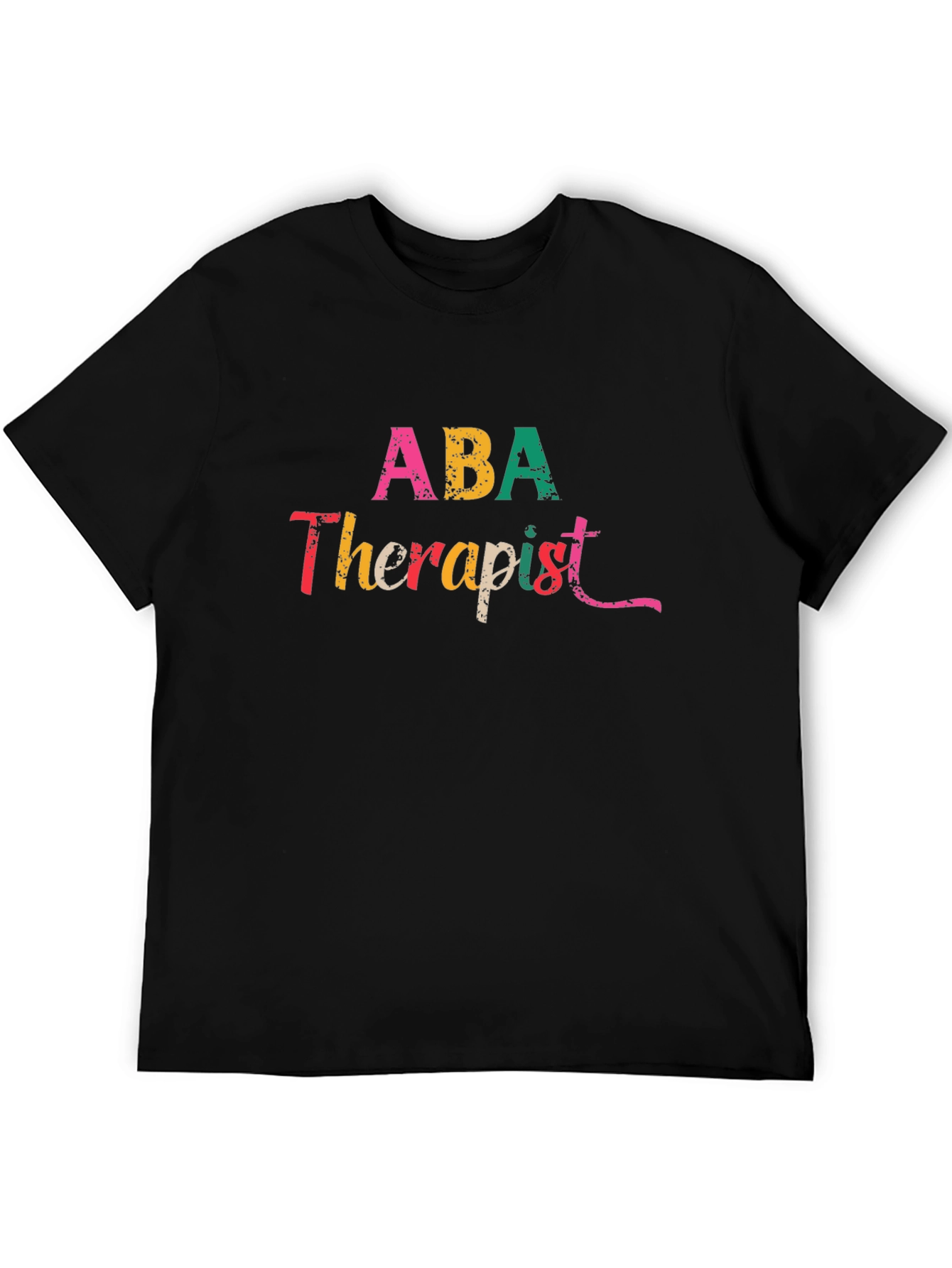 ABA Therapist Black T-Shirt