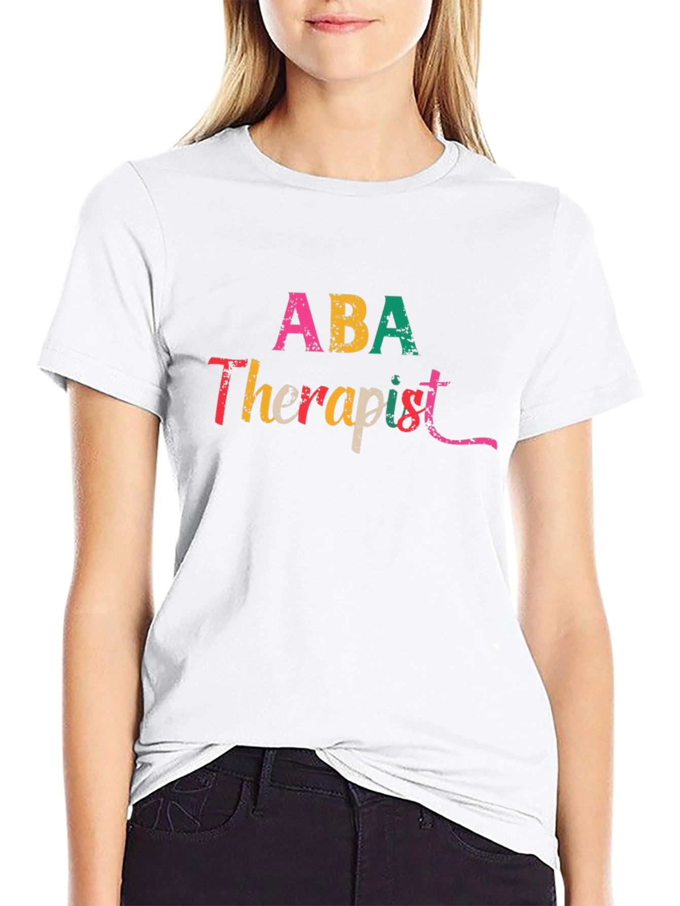 ABA Therapist Black T-Shirt