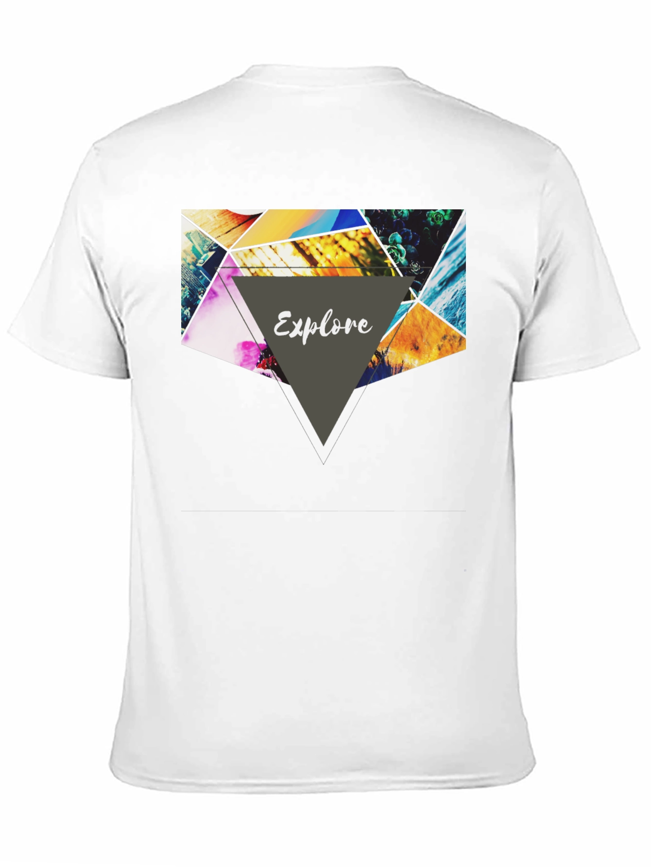 Explore Graphic Print Black T-Shirt