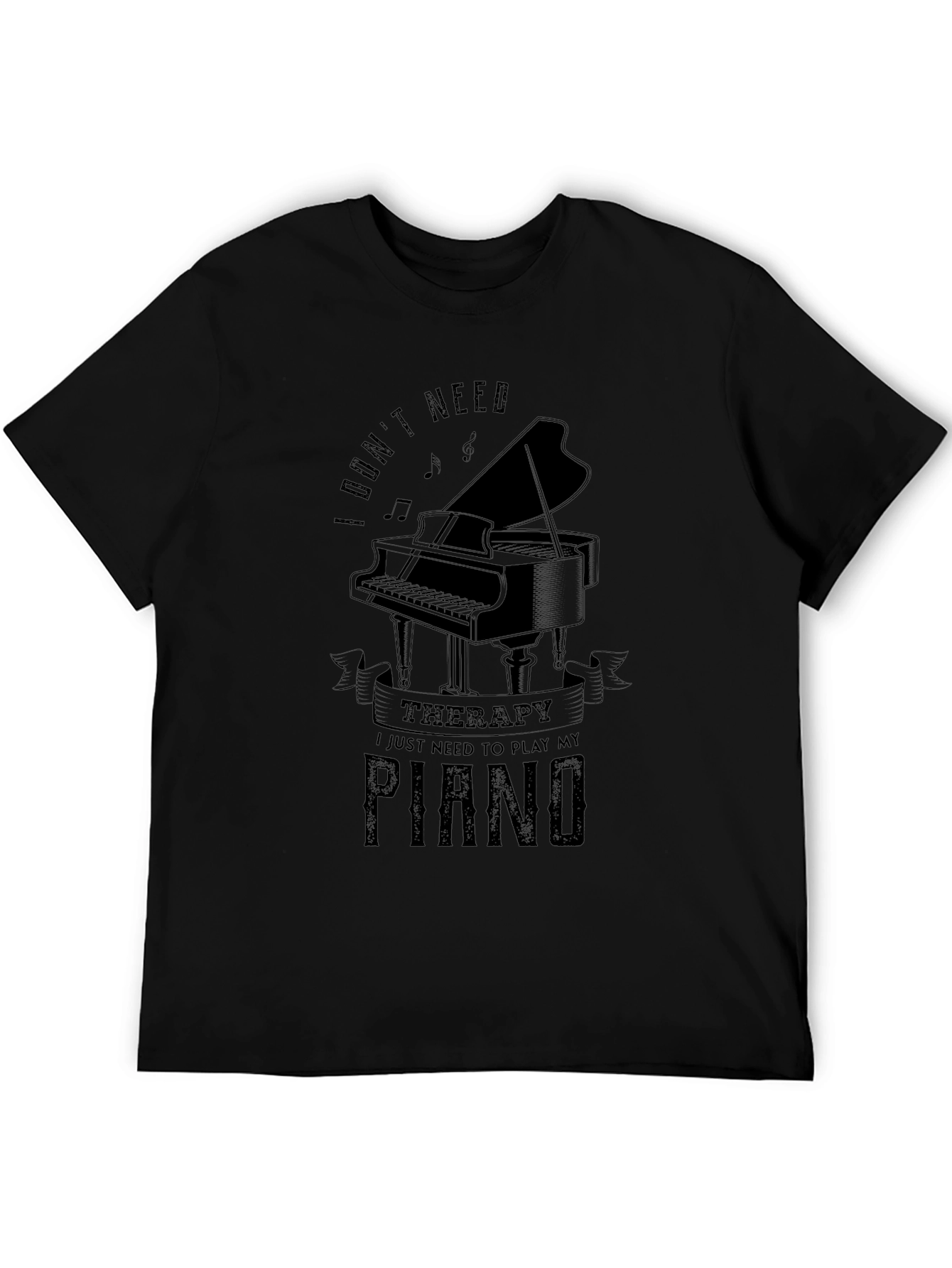 Piano Therapy T-Shirt: Music Lovers Comfort