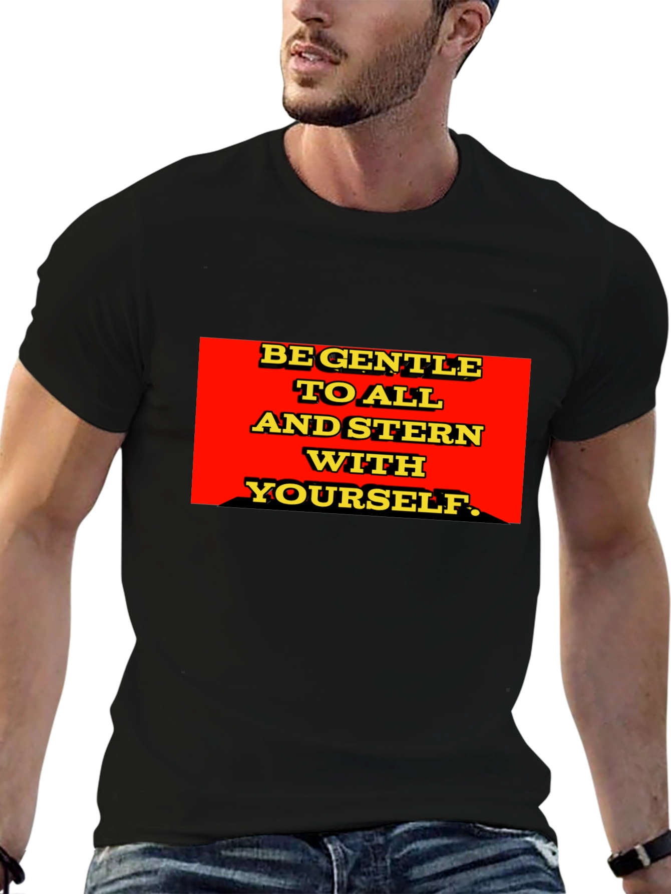Gentle & Stern T-Shirt: Inspirational Graphic Tee