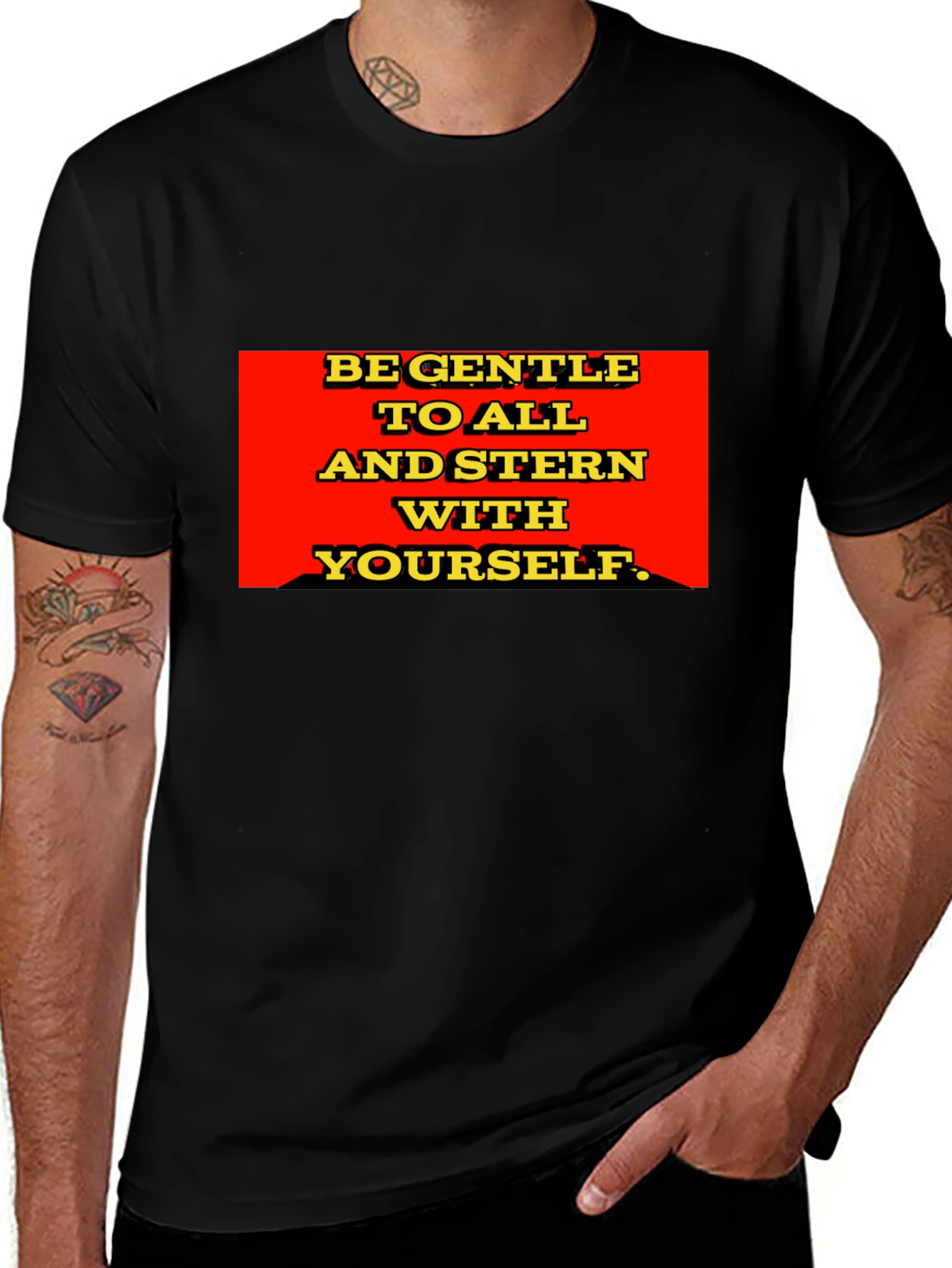 Gentle & Stern T-Shirt: Inspirational Graphic Tee