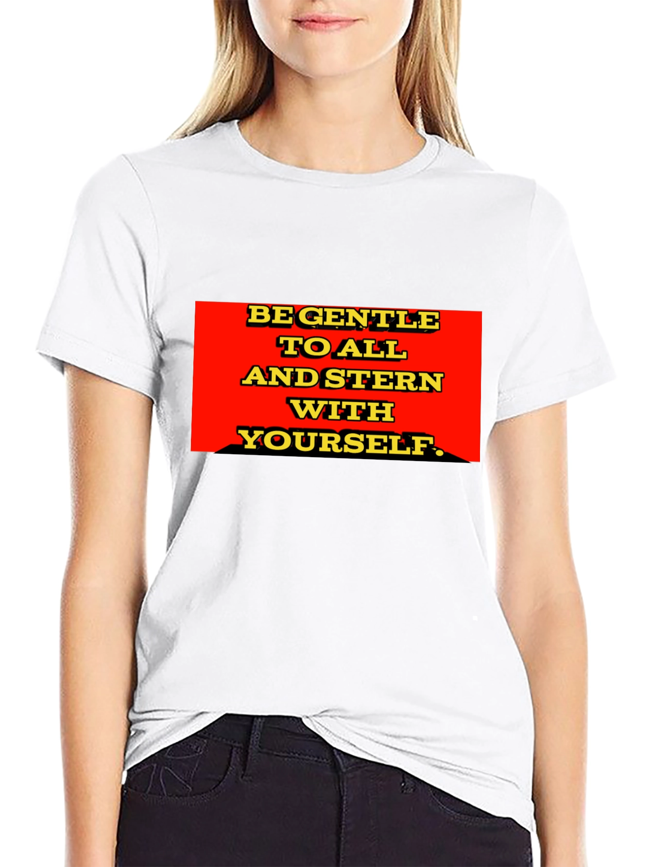 Gentle & Stern T-Shirt: Inspirational Graphic Tee
