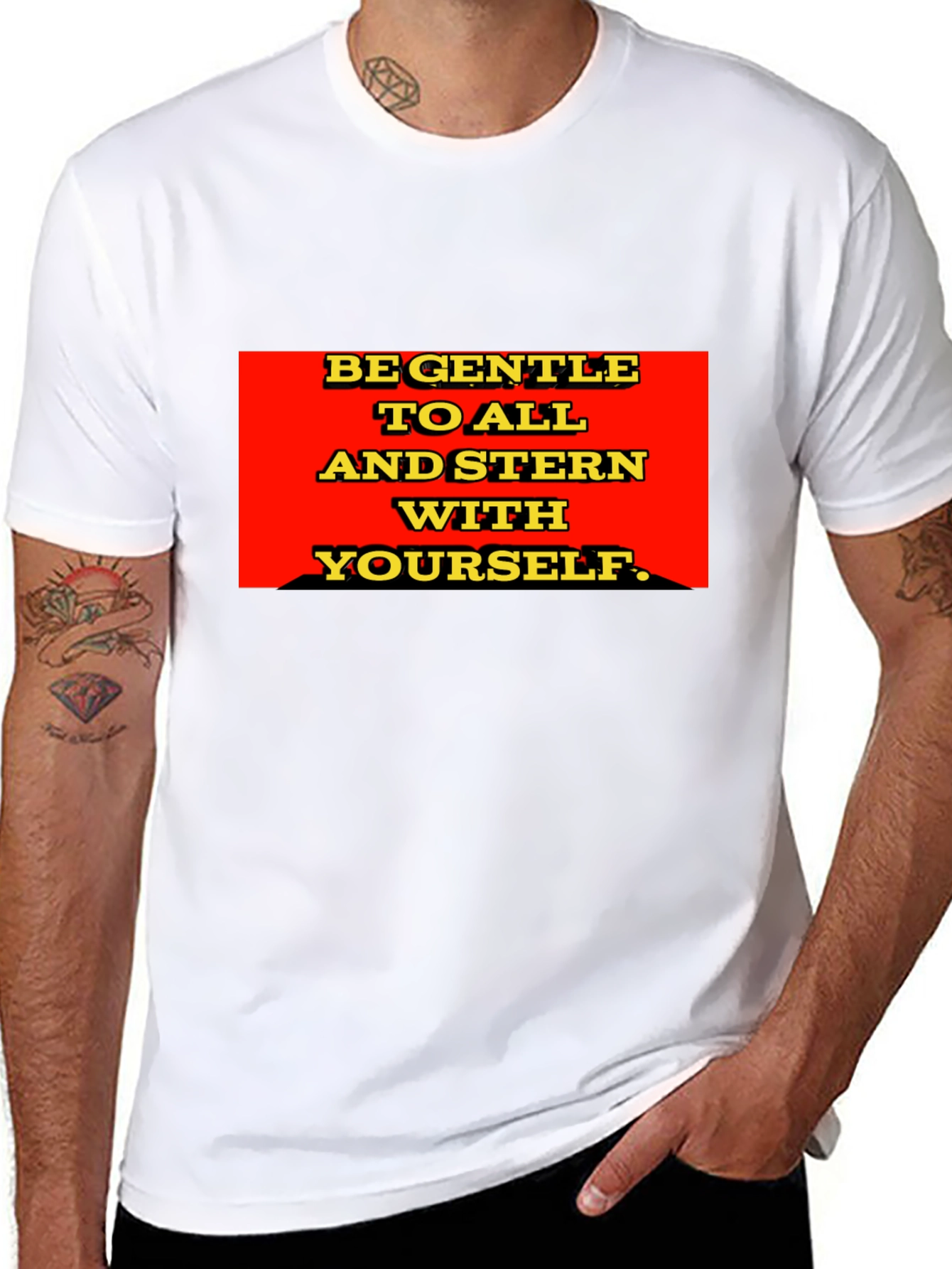 Gentle & Stern T-Shirt: Inspirational Graphic Tee