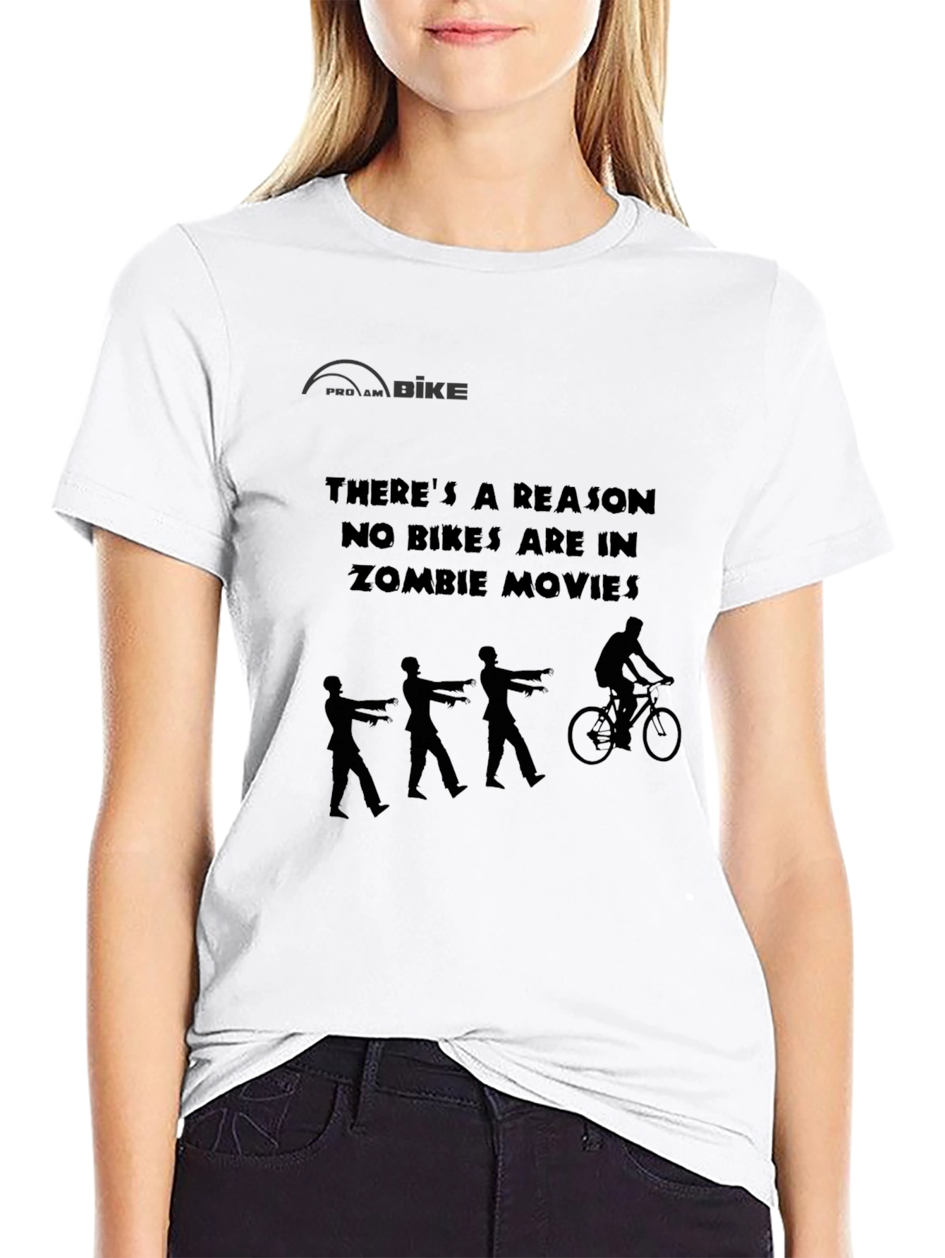 Zombie Bike T-Shirt: Funny Biker Tee