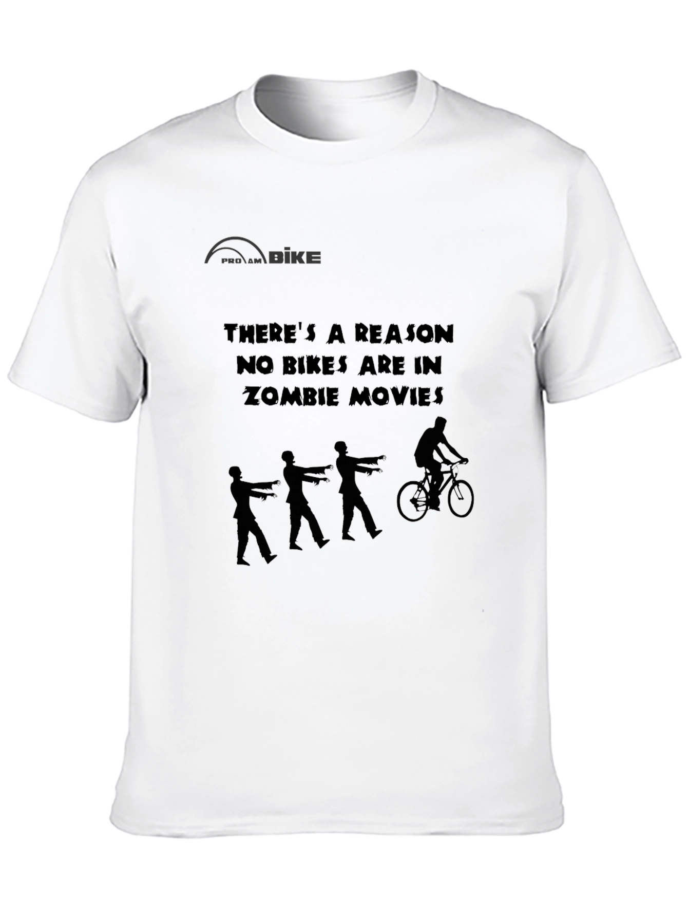 Zombie Bike T-Shirt: Funny Biker Tee