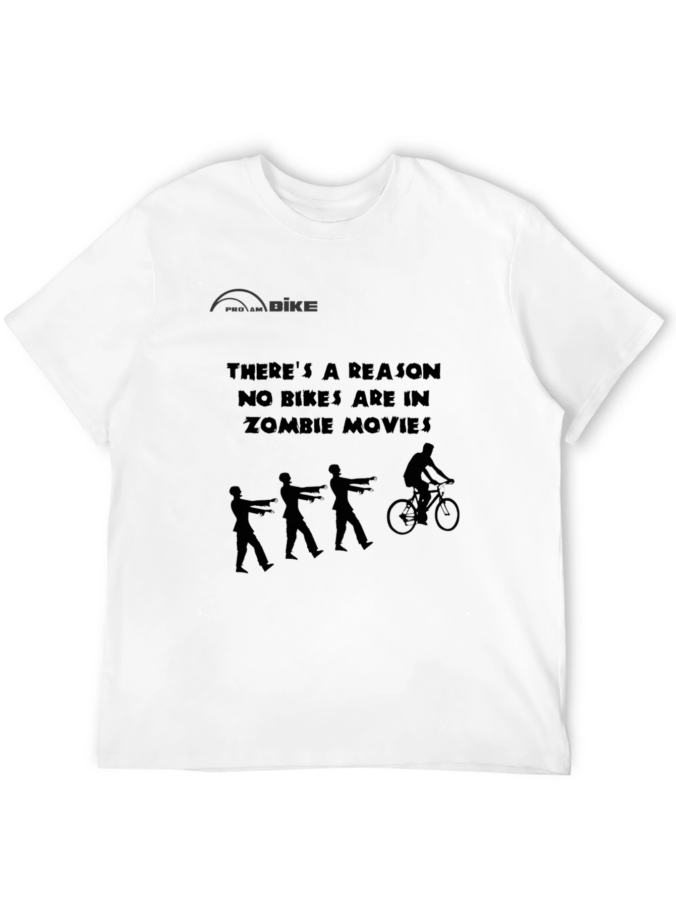 Zombie Bike T-Shirt: Funny Biker Tee