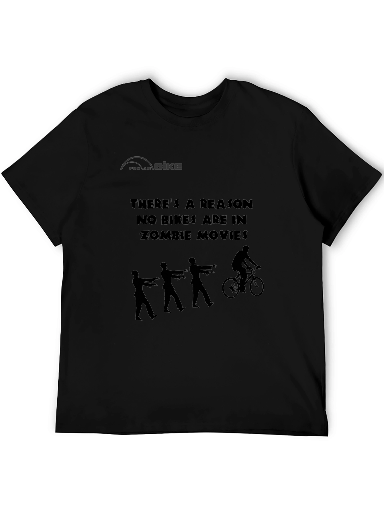 Zombie Bike T-Shirt: Funny Biker Tee