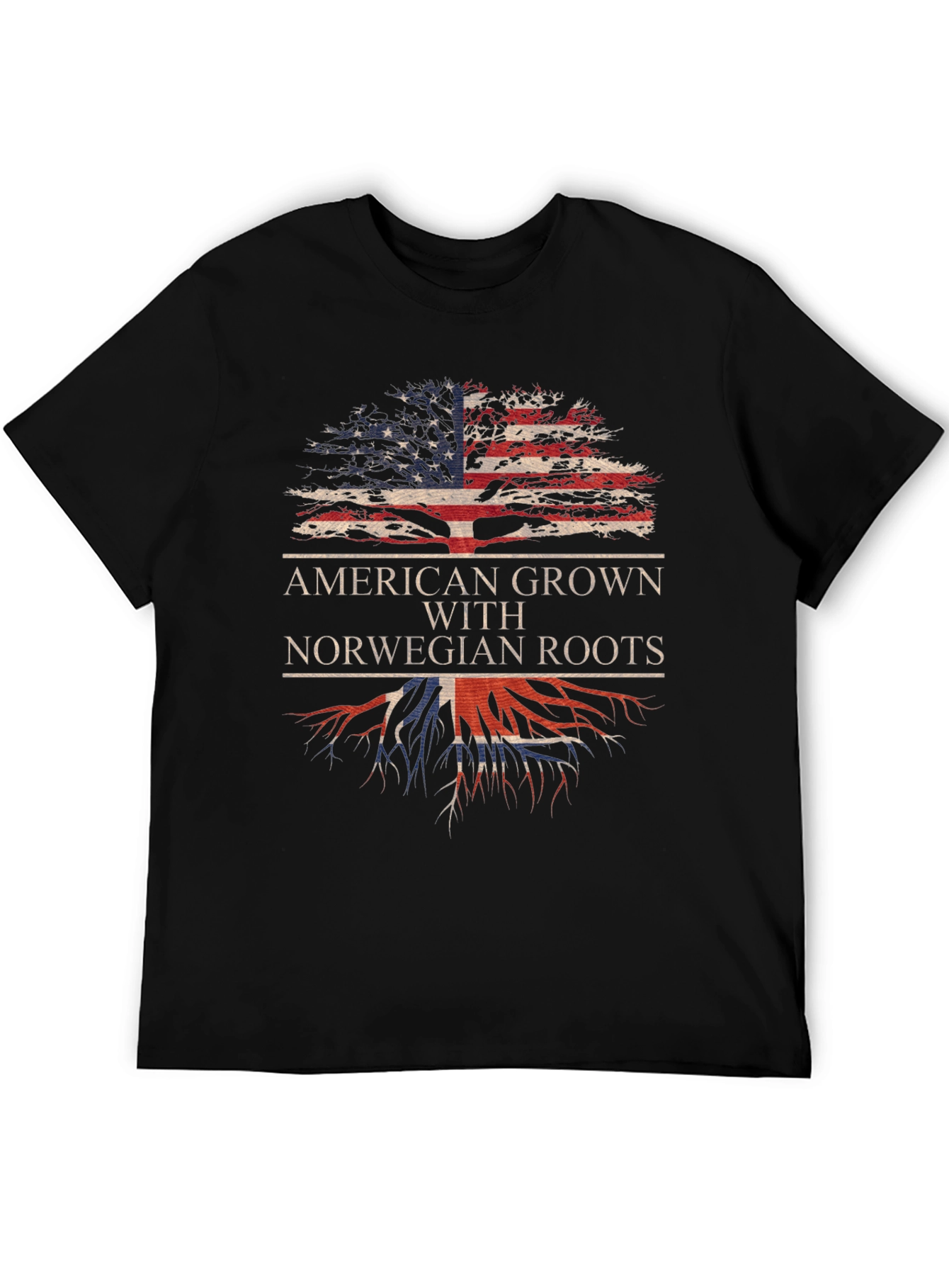 American Grown with Norwegian Roots T-Shirt