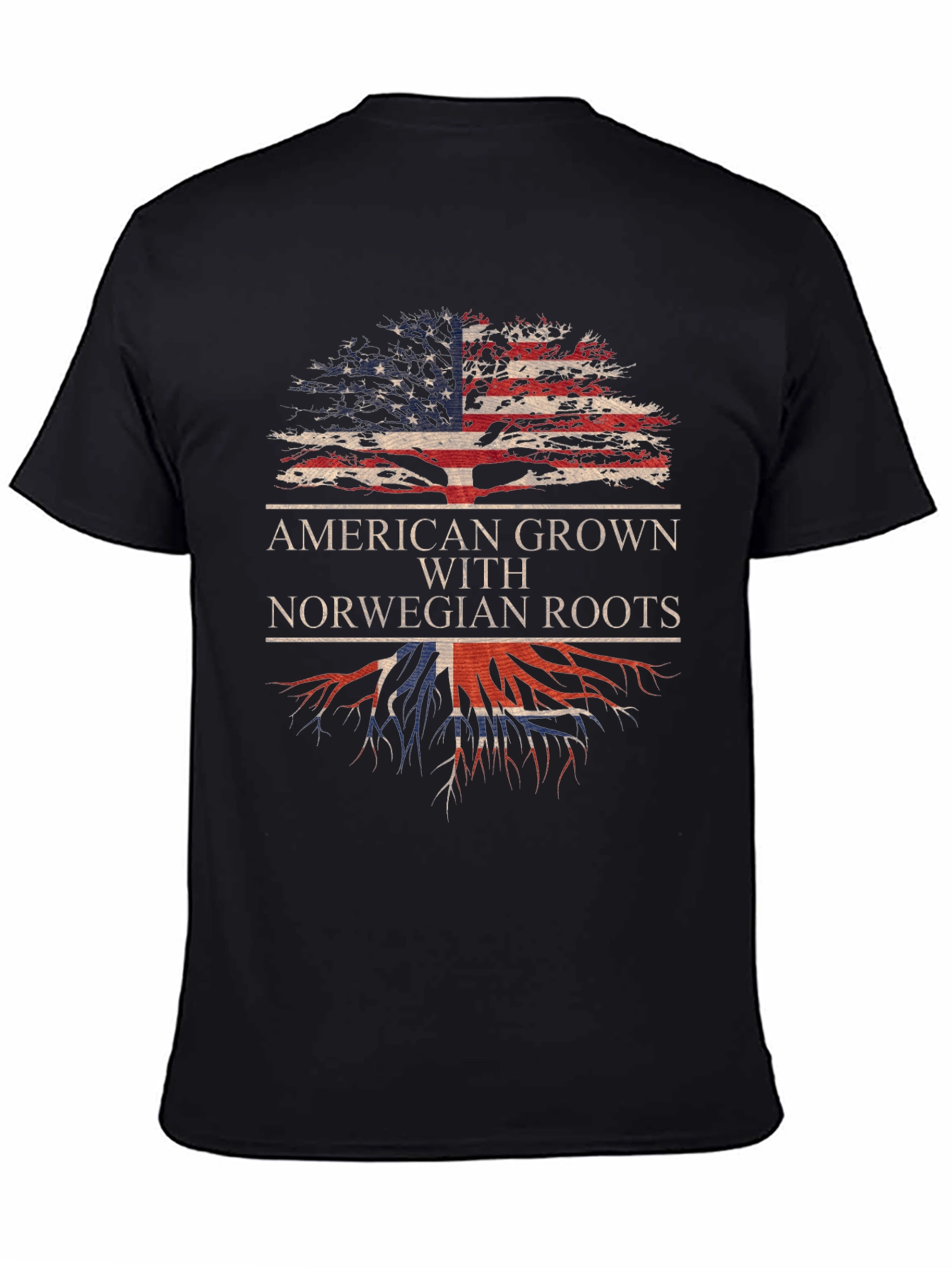 American Grown with Norwegian Roots T-Shirt