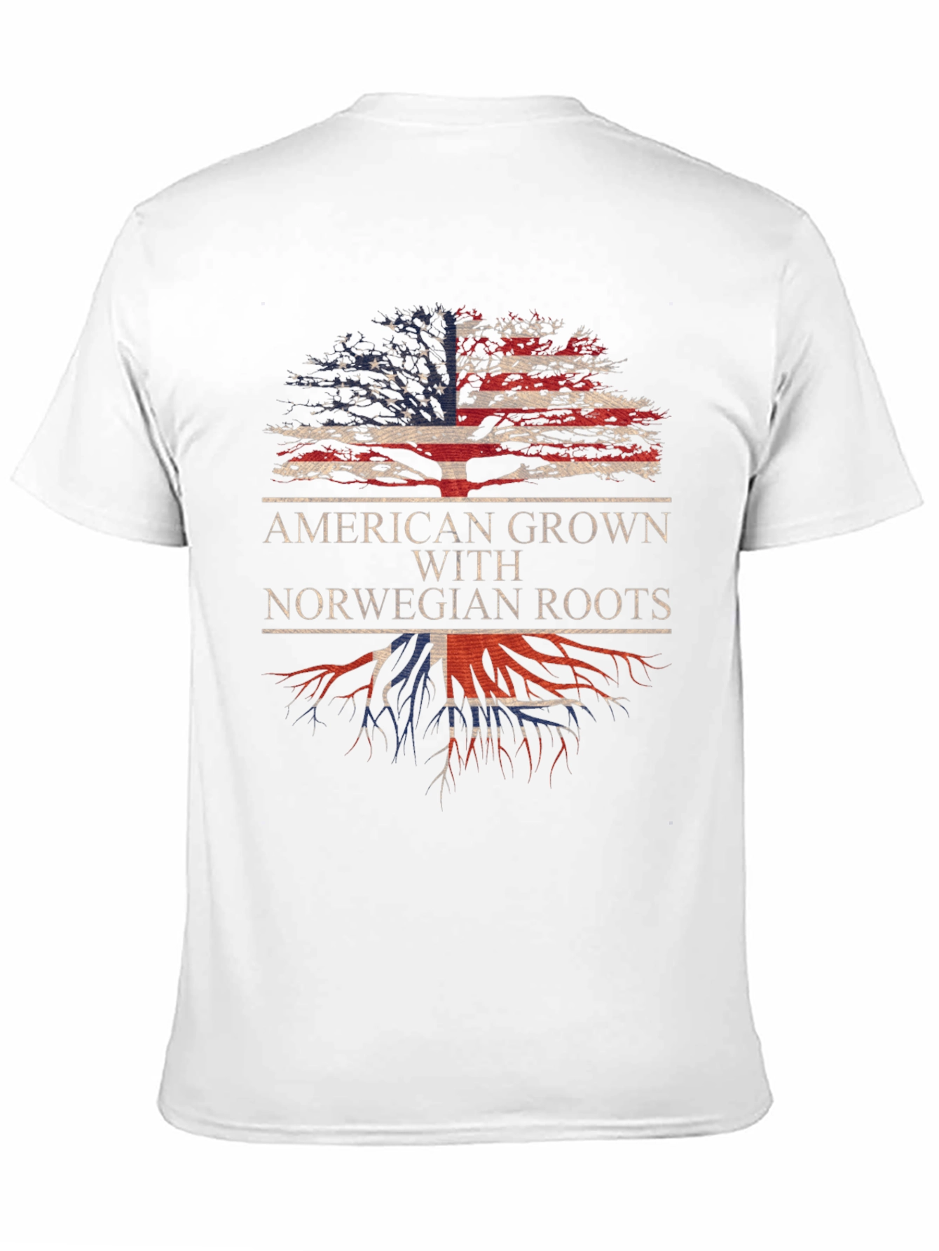 American Grown with Norwegian Roots T-Shirt