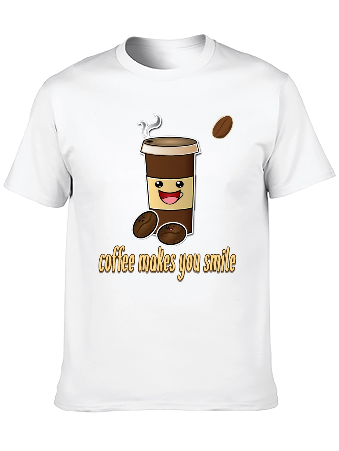 Coffee Makes You Smile Graphic Tee