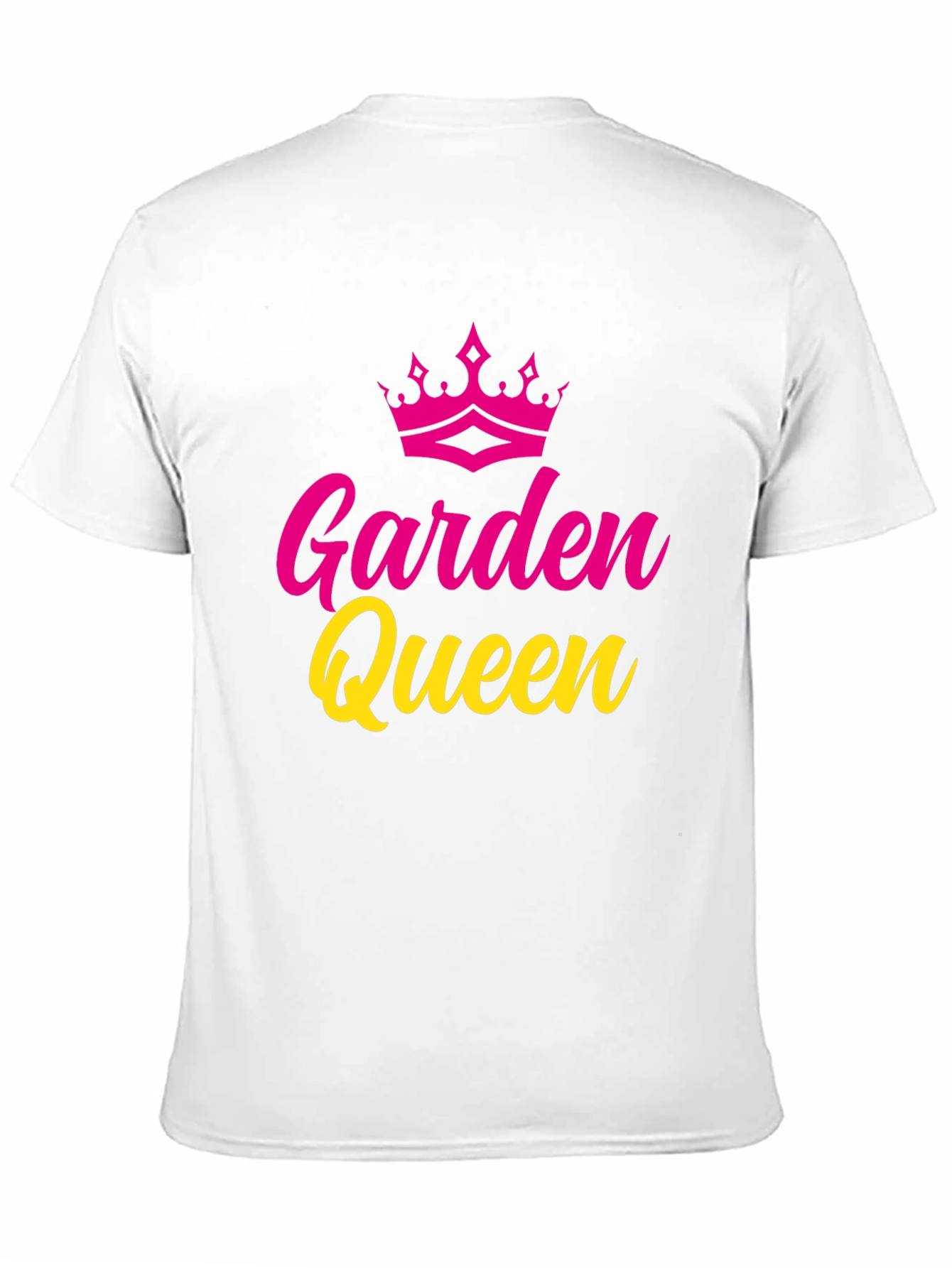 Garden Queen Graphic Tee - Black Cotton T-Shirt