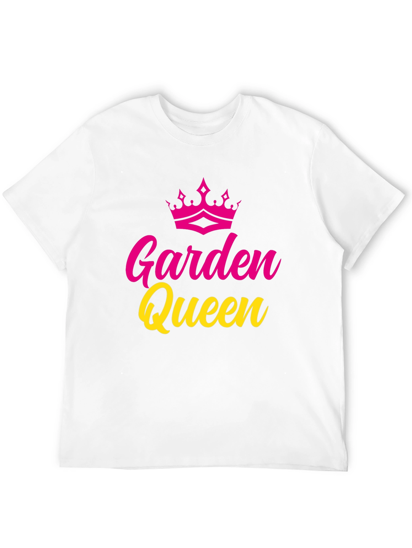 Garden Queen Graphic Tee - Black Cotton T-Shirt