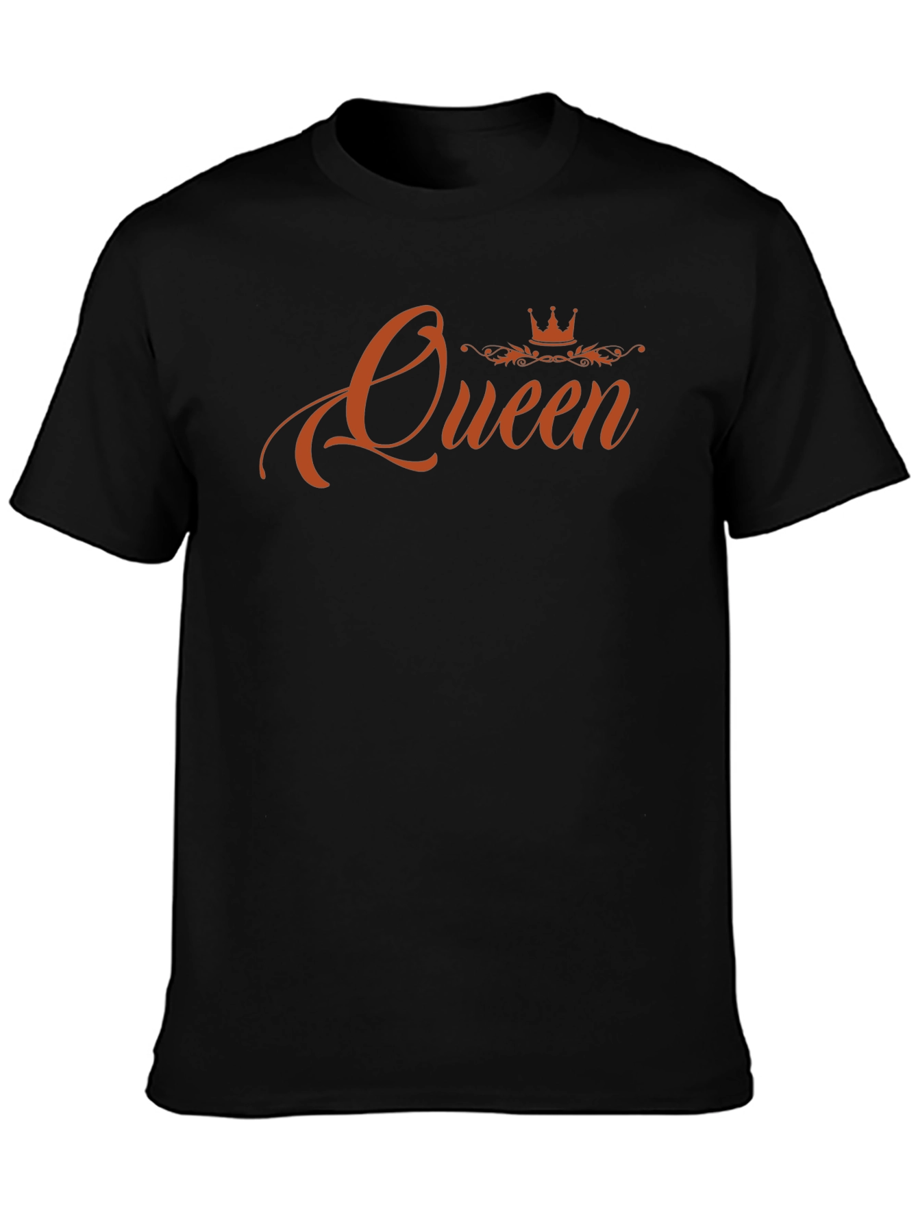 Queen Graphic Tee - Black Cotton T-Shirt