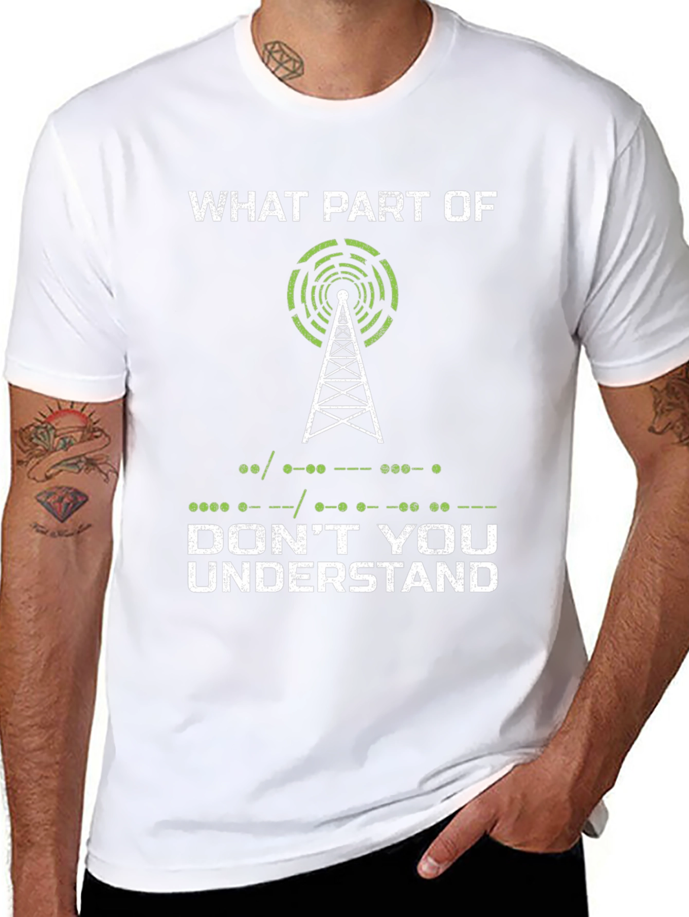 Ham Radio T-Shirt - What Part of... Design