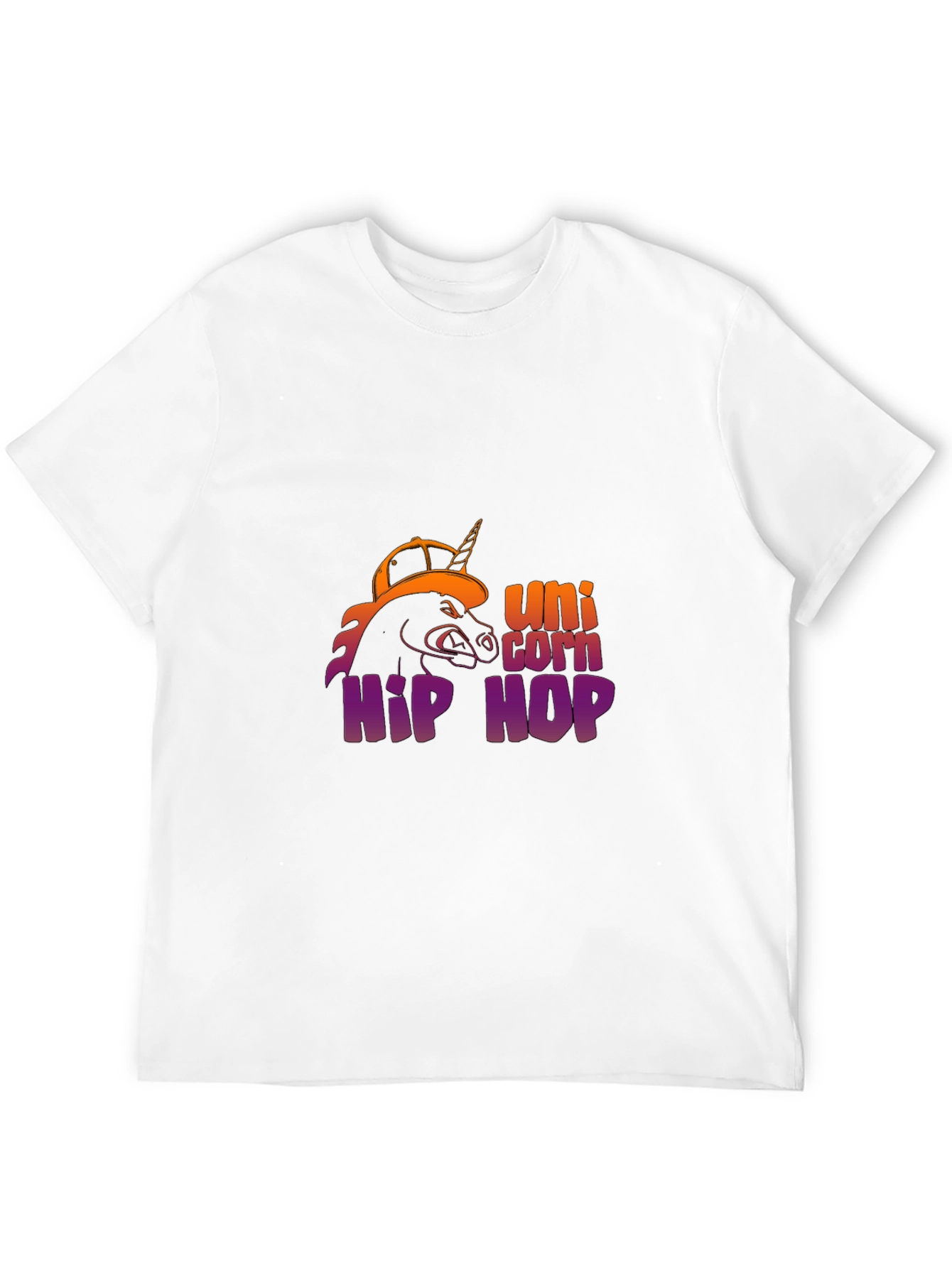 Unicorn Hip Hop Graphic T-Shirt