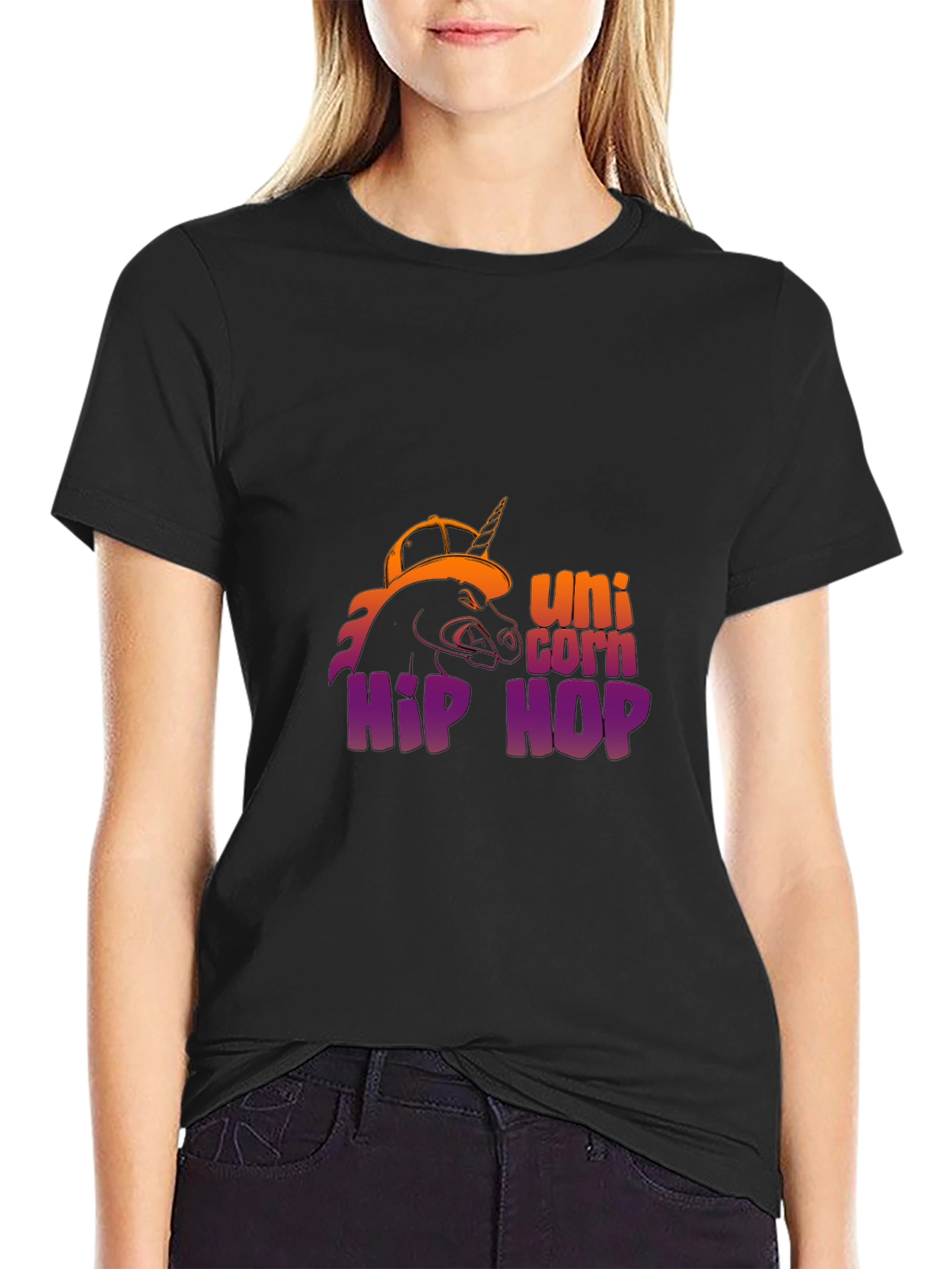 Unicorn Hip Hop Graphic T-Shirt