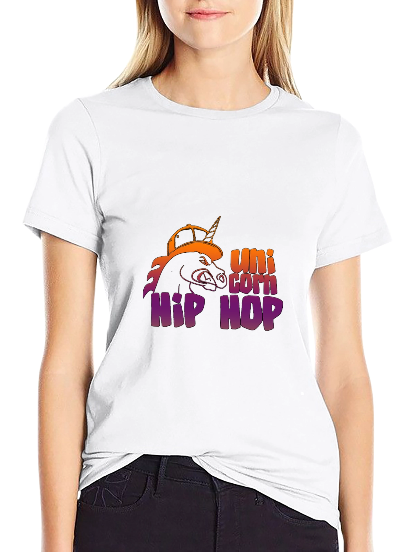 Unicorn Hip Hop Graphic T-Shirt