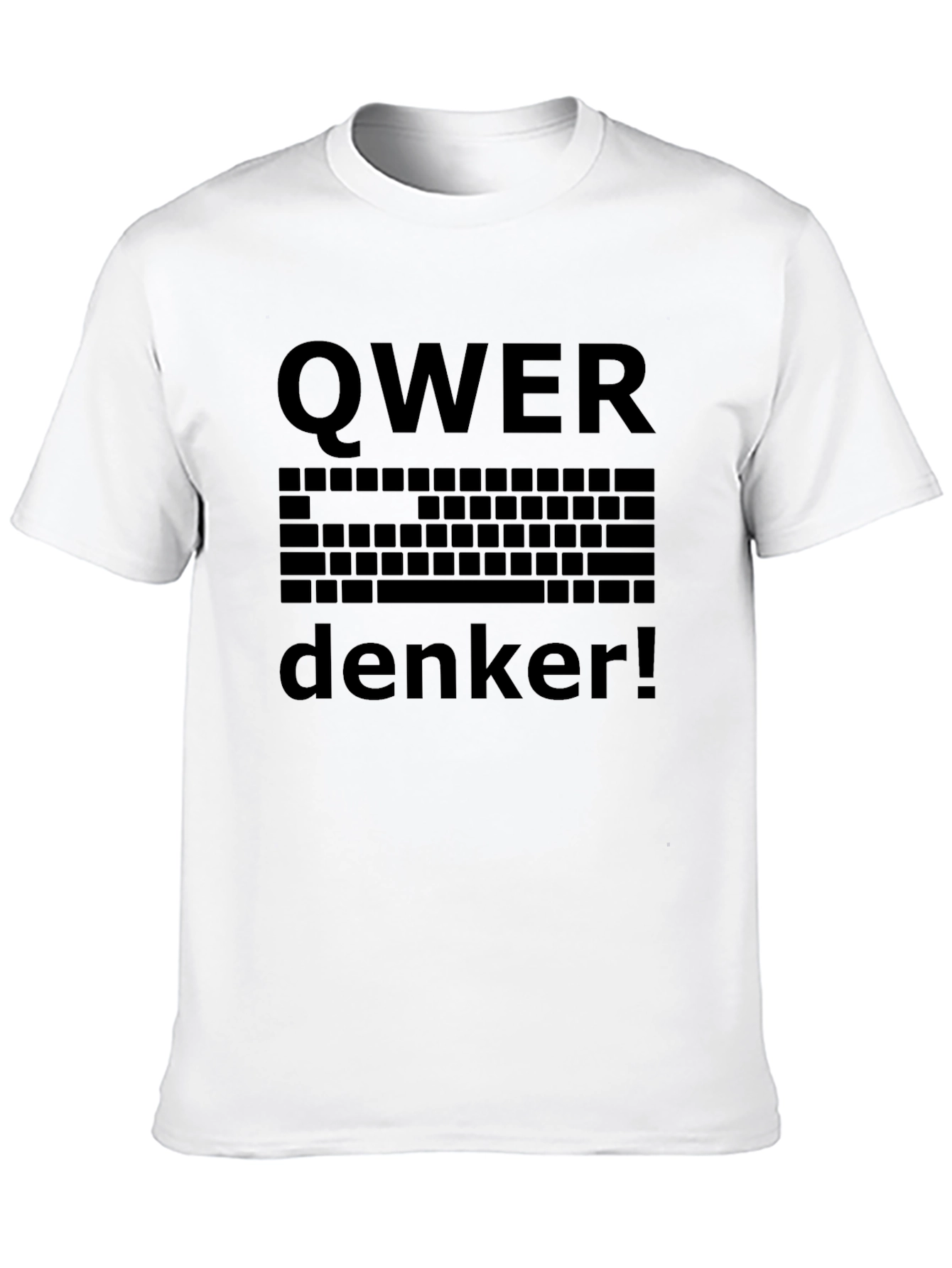 QWER Denker T-Shirt - Keyboard Layout Design