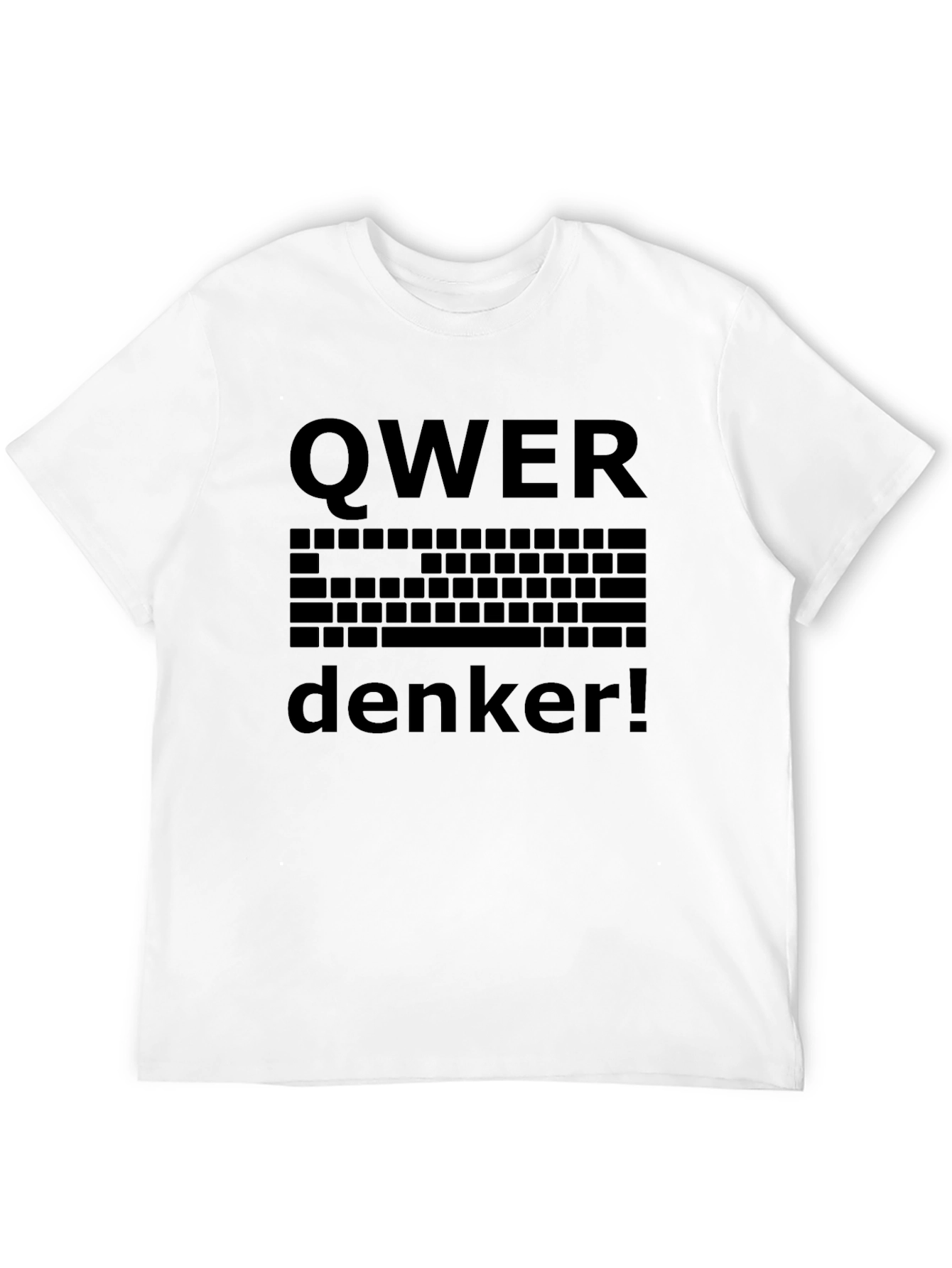 QWER Denker T-Shirt - Keyboard Layout Design