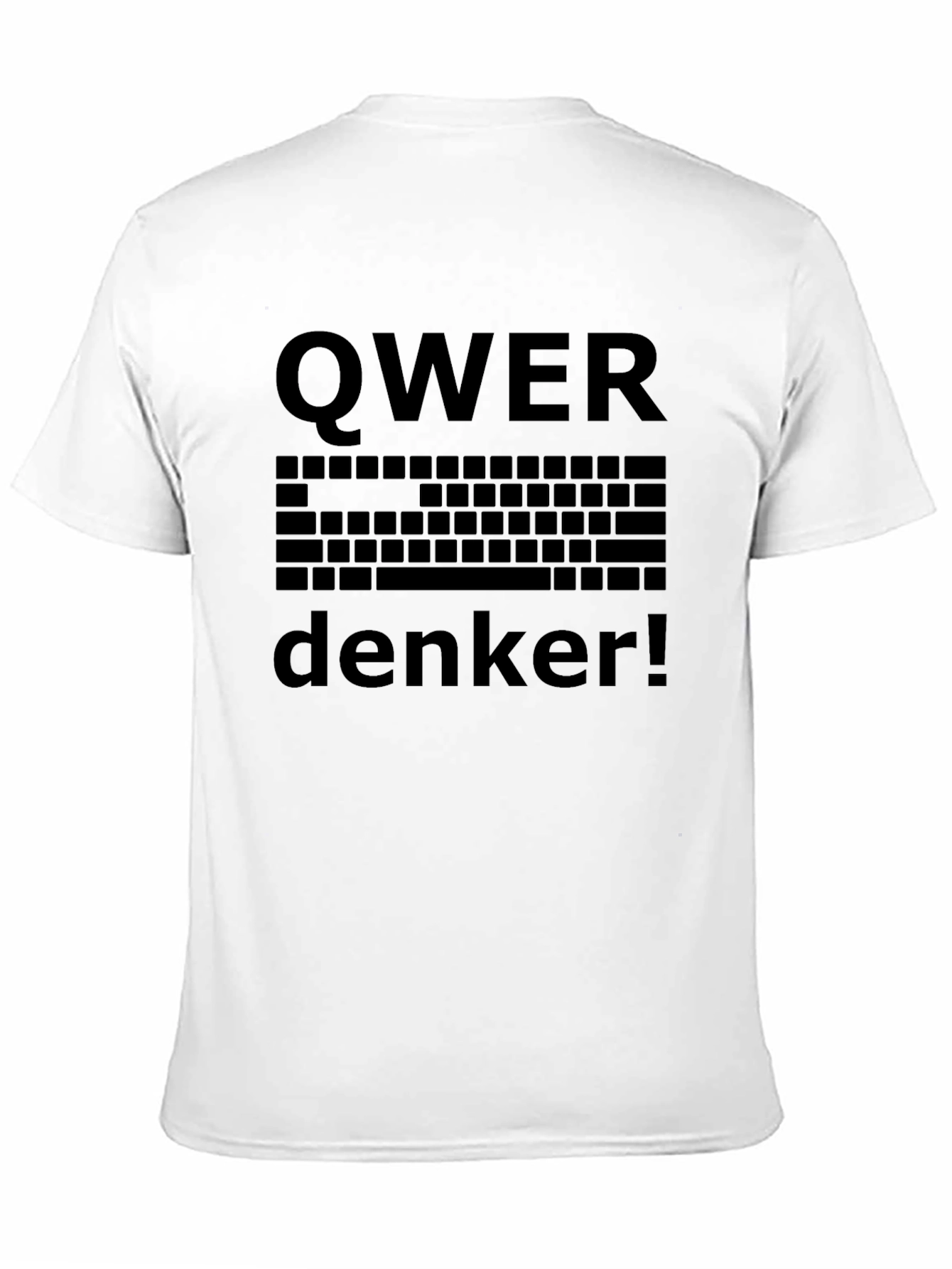 QWER Denker T-Shirt - Keyboard Layout Design