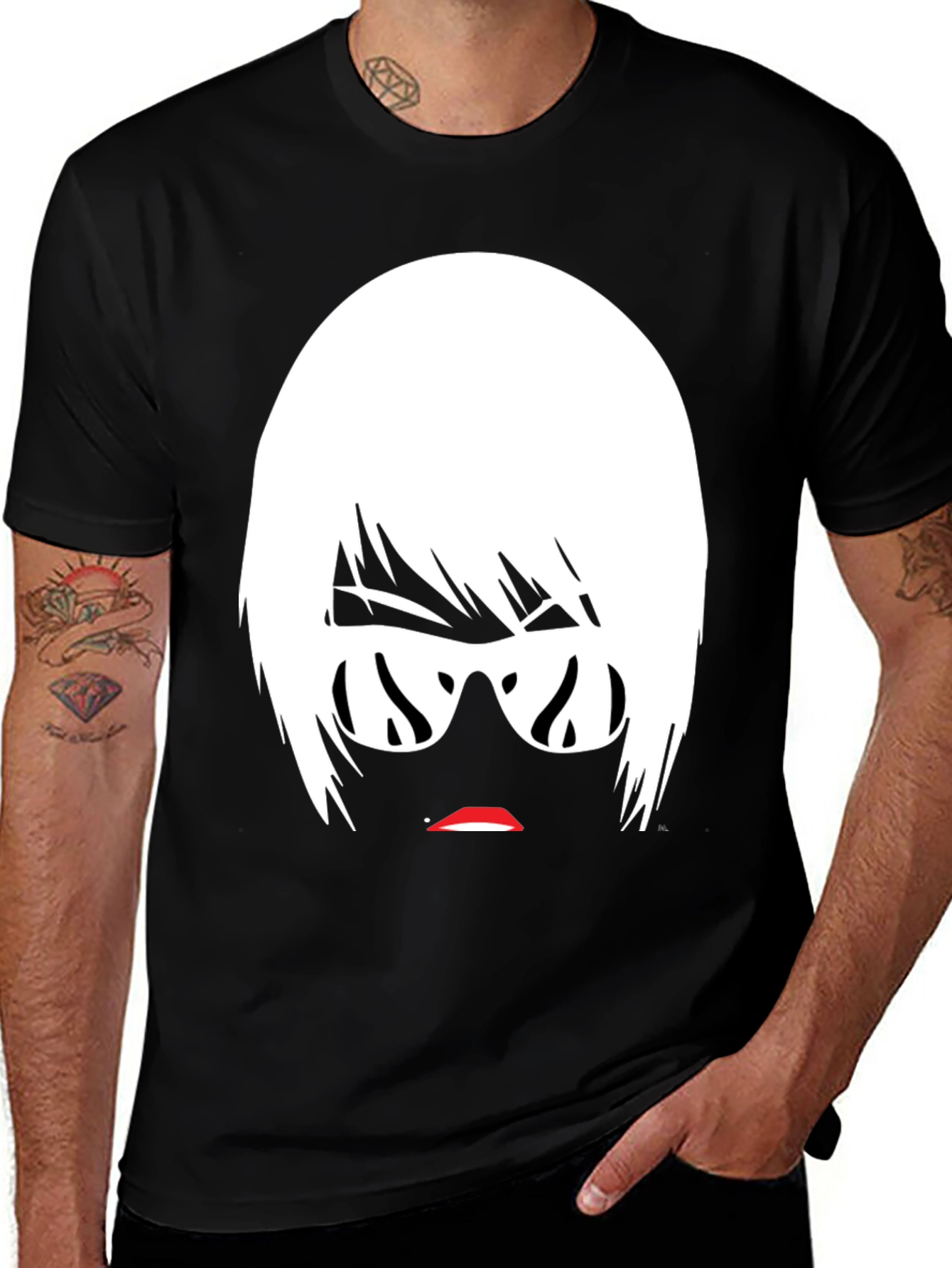 Retro Silhouette Graphic Tee - Cool & Edgy Design