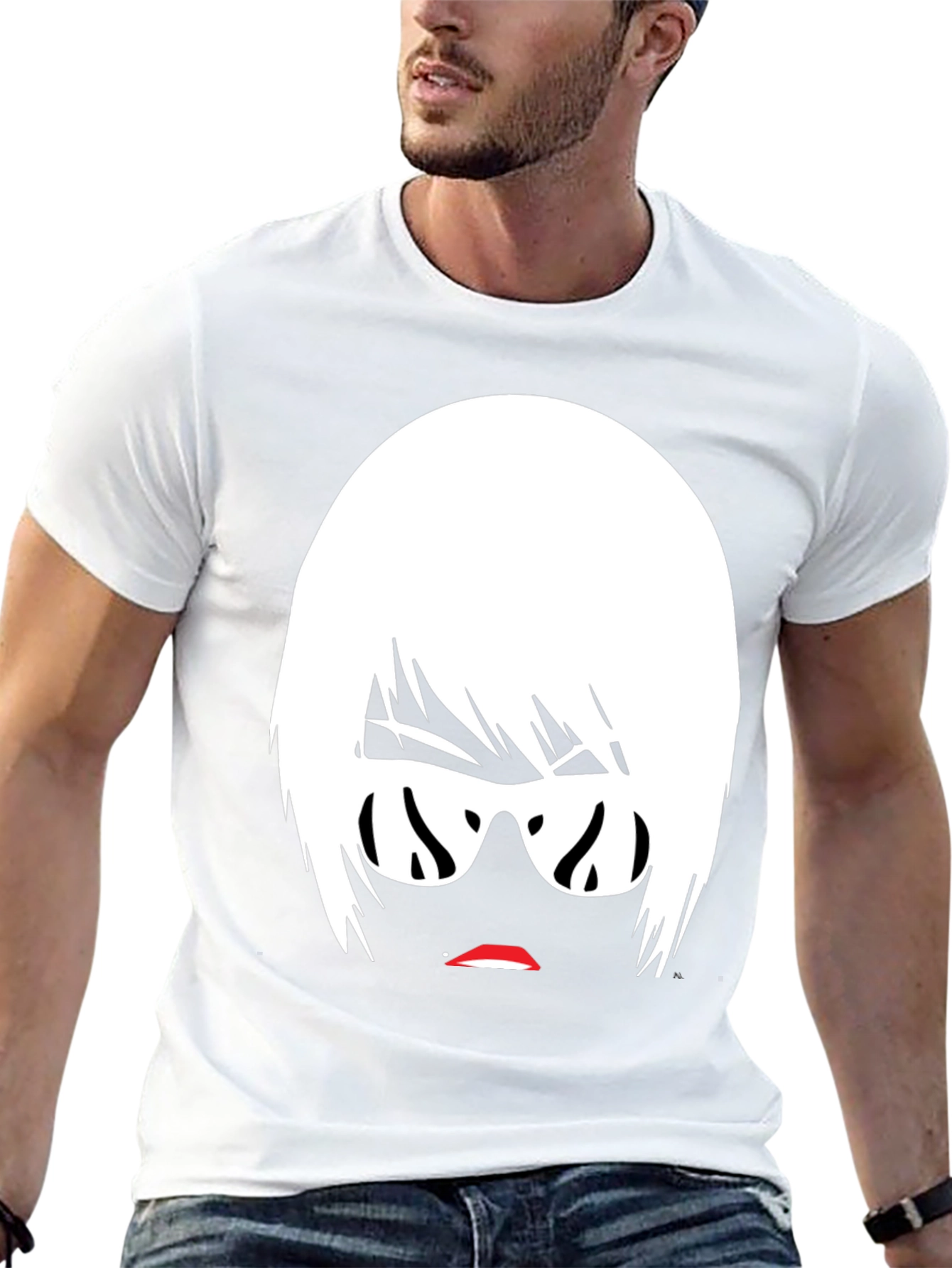 Retro Silhouette Graphic Tee - Cool & Edgy Design