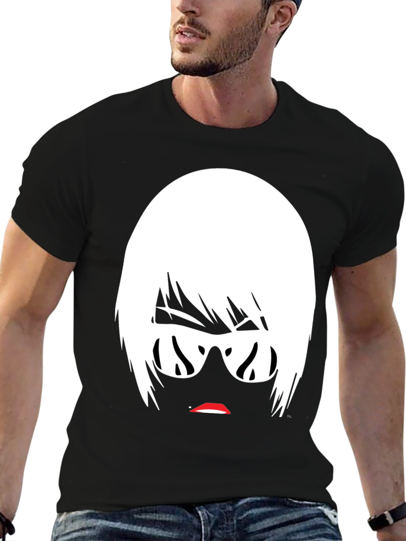 Retro Silhouette Graphic Tee - Cool & Edgy Design