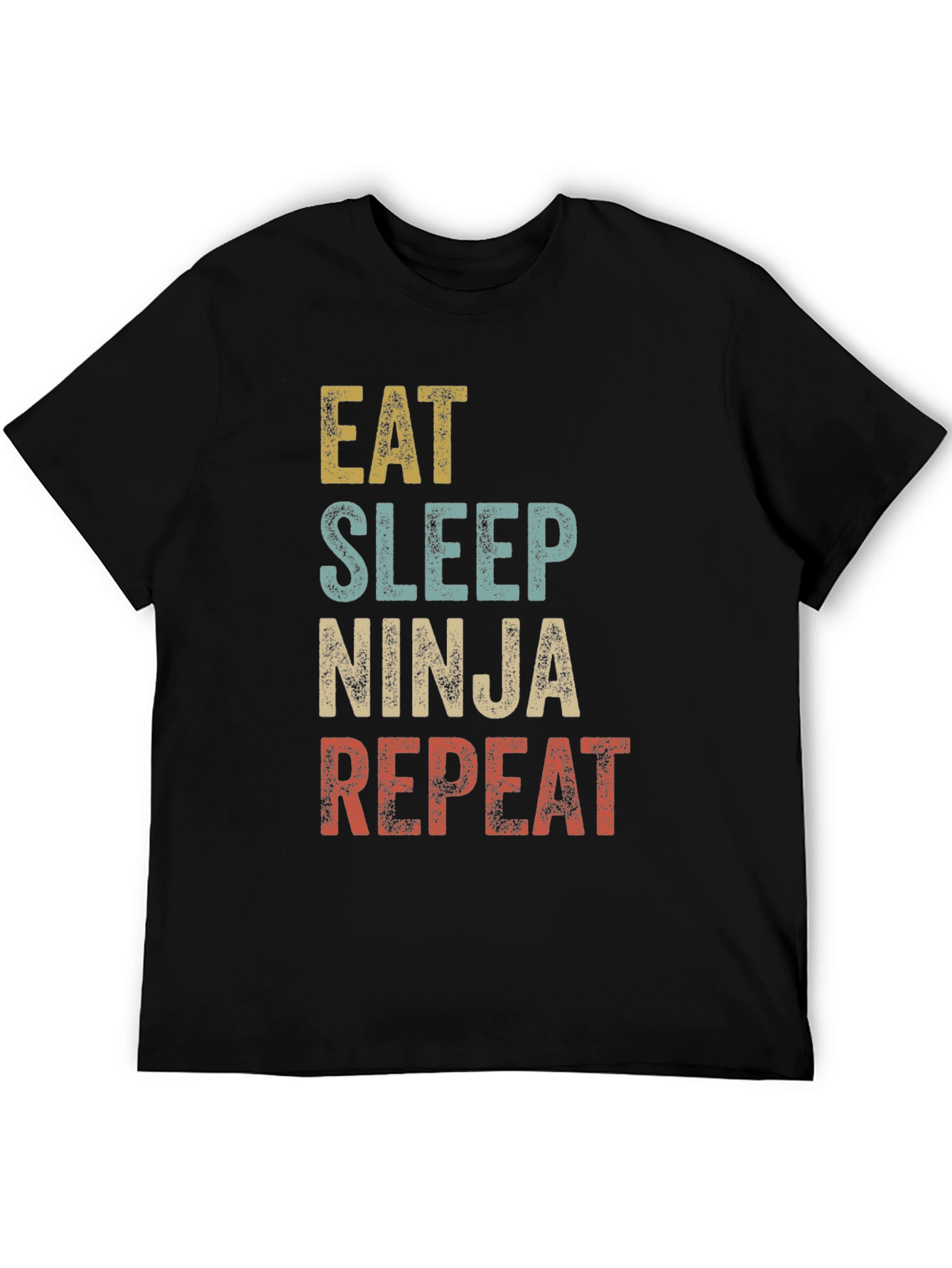 Eat Sleep Ninja Repeat Graphic T-Shirt