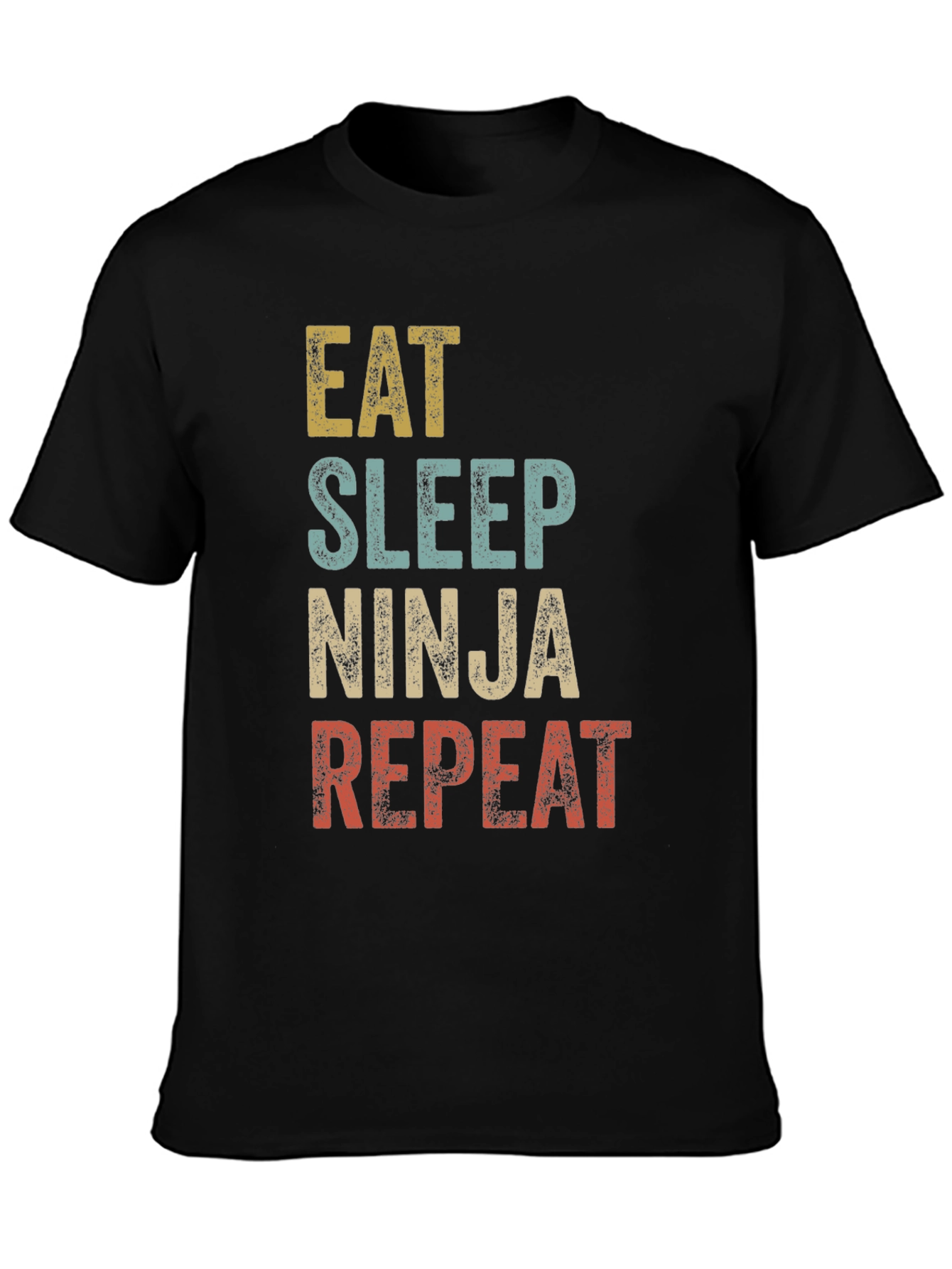 Eat Sleep Ninja Repeat Graphic T-Shirt