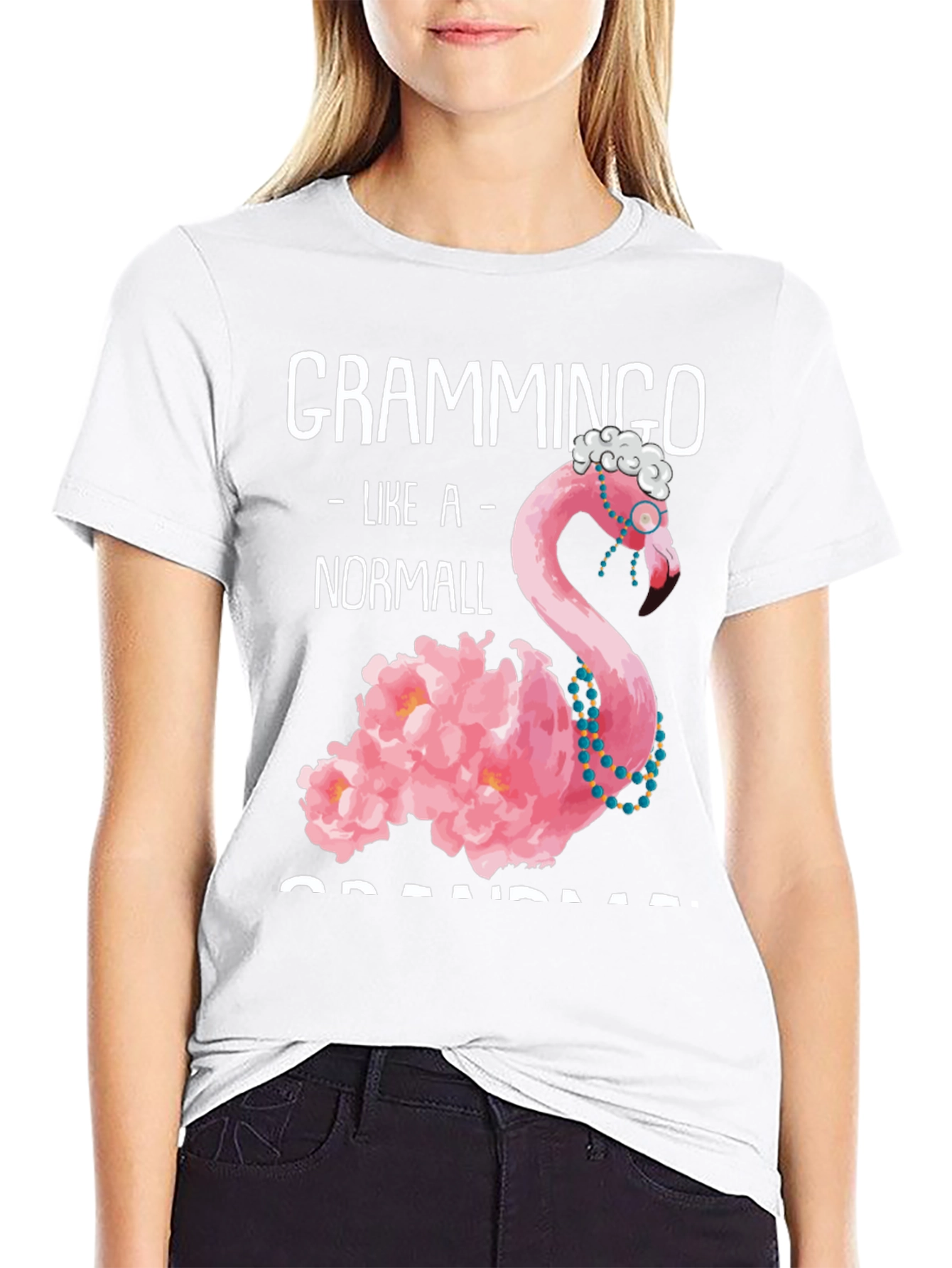 Grammingo Grandma T-Shirt - Flamingo Lover Tee