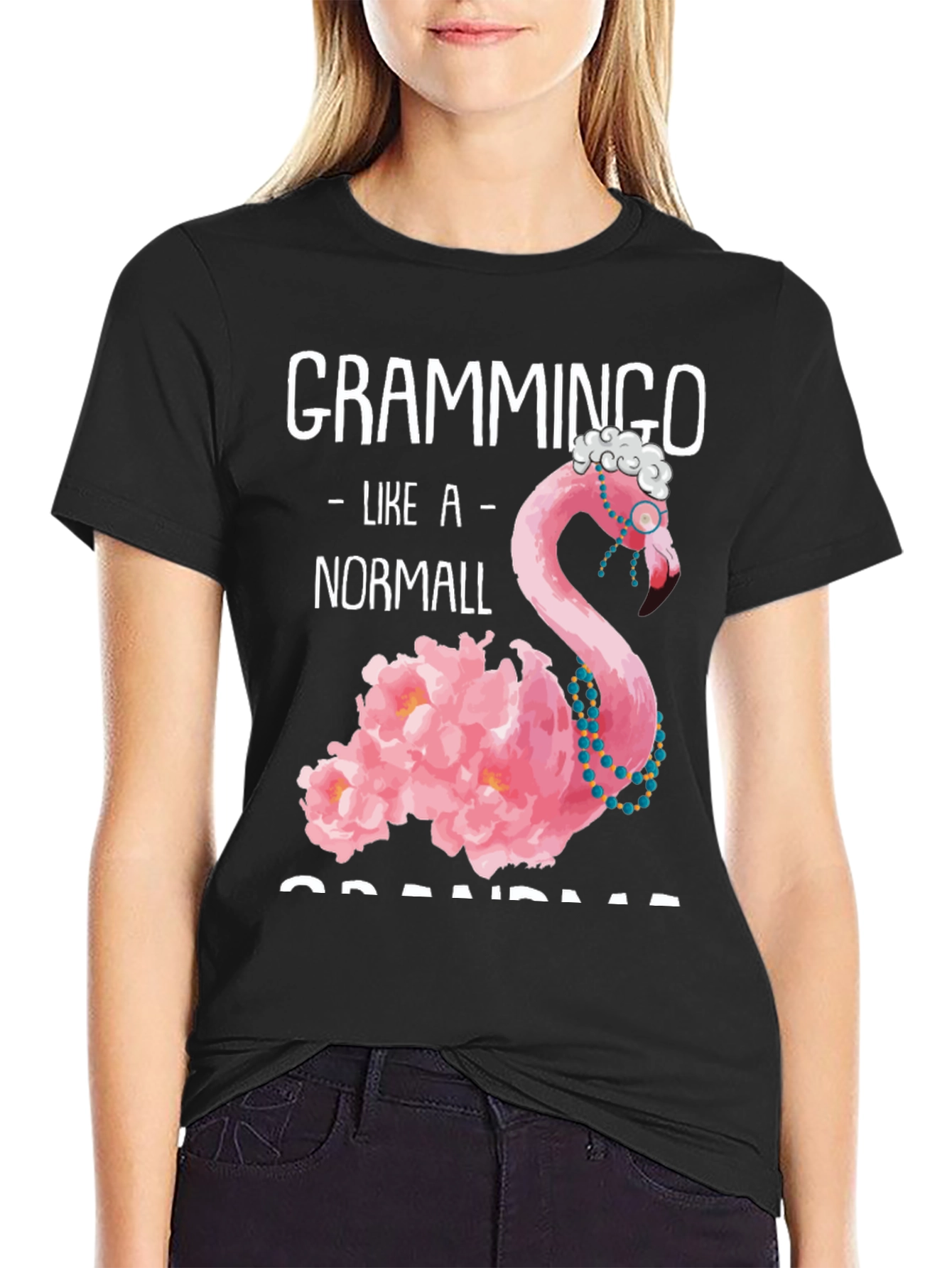Grammingo Grandma T-Shirt - Flamingo Lover Tee