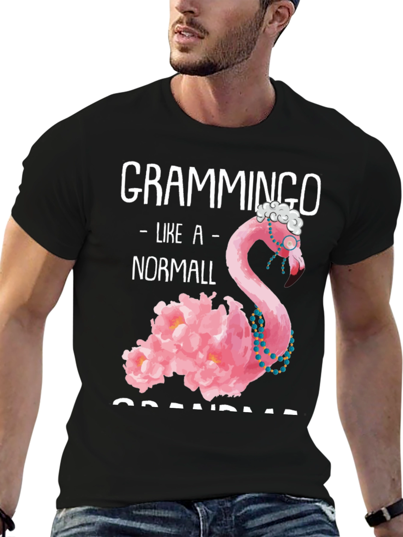 Grammingo Grandma T-Shirt - Flamingo Lover Tee