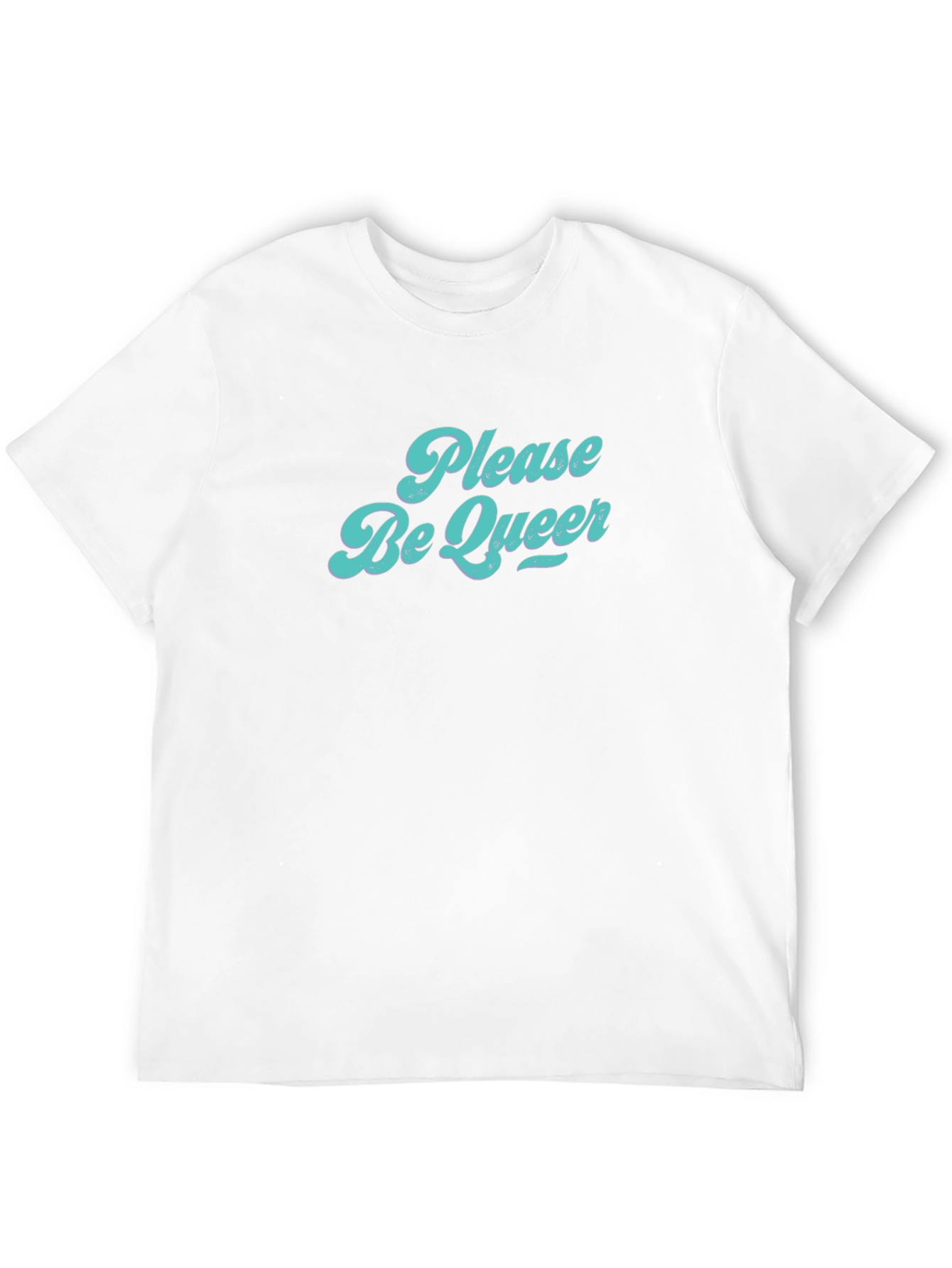 Please Be Queer Graphic Tee - Black T-Shirt