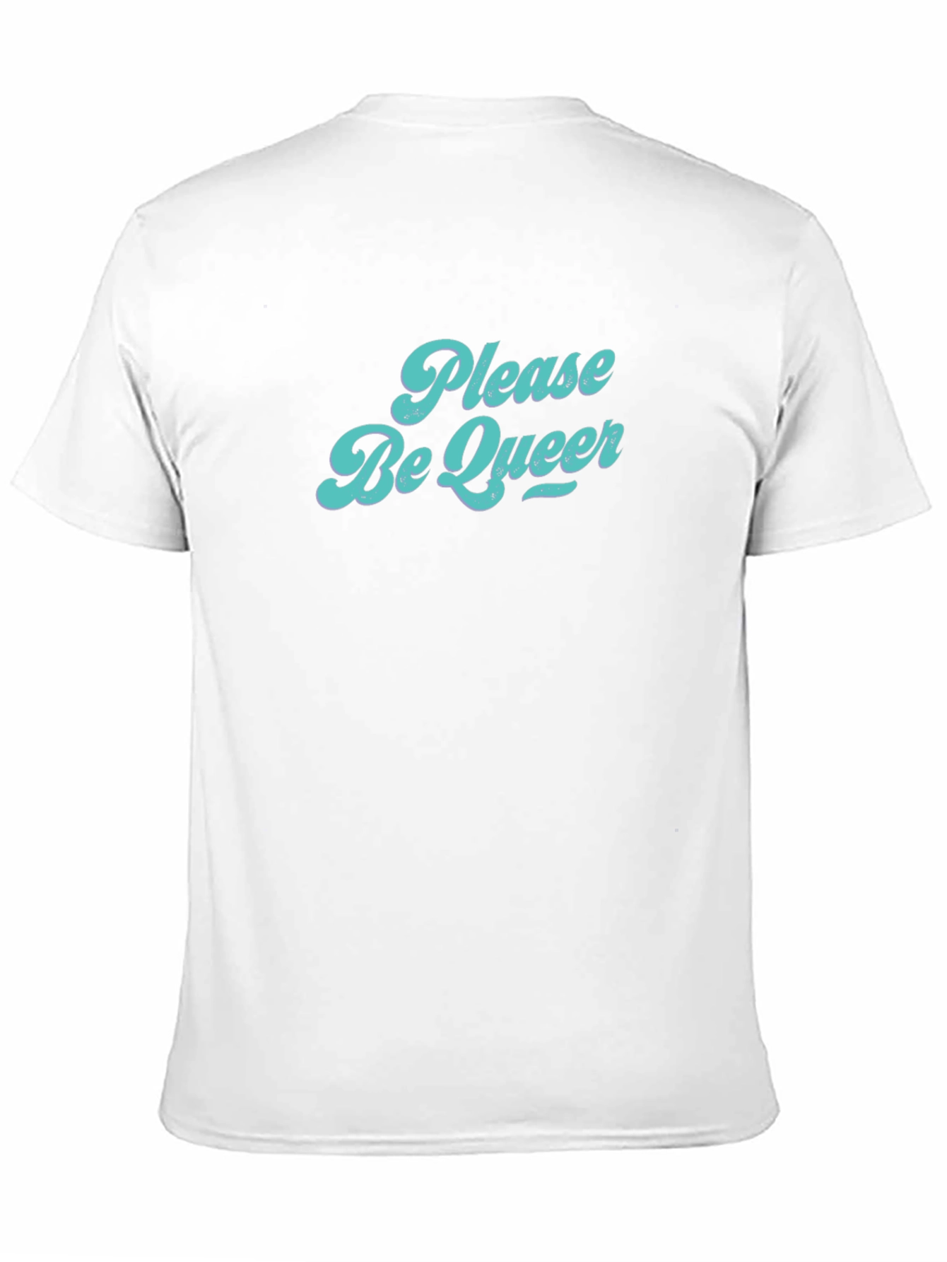 Please Be Queer Graphic Tee - Black T-Shirt