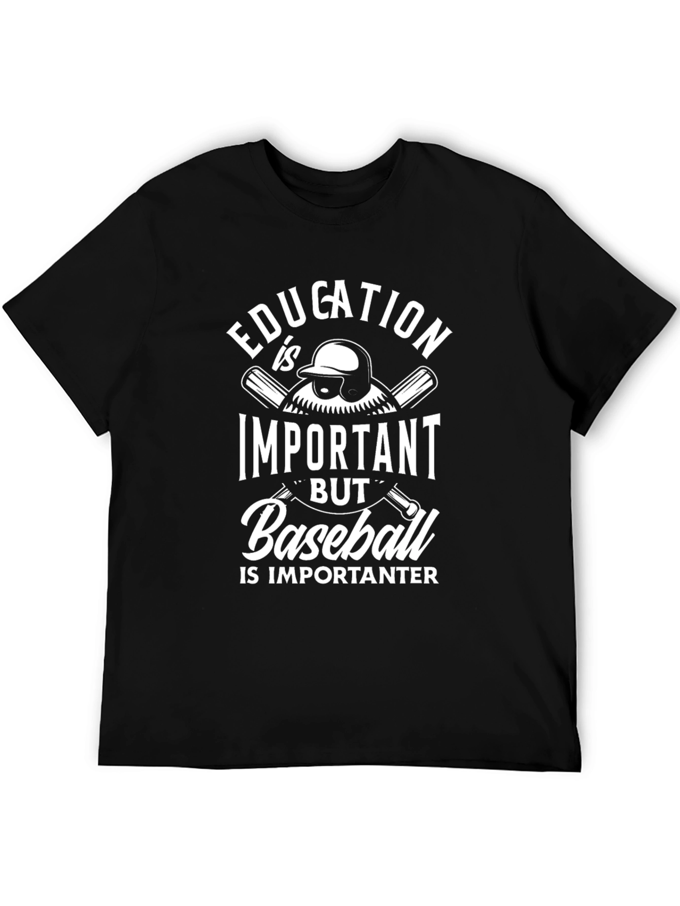 Education vs Baseball T-Shirt
