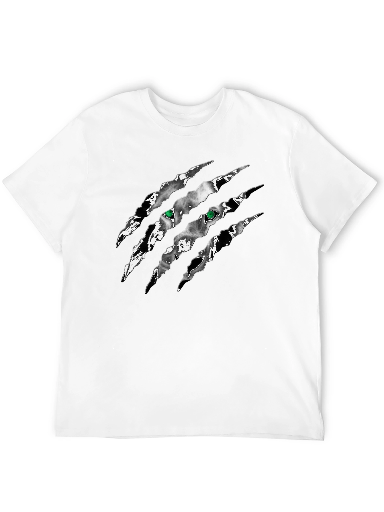 Claw Scratch Graphic T-Shirt - Black