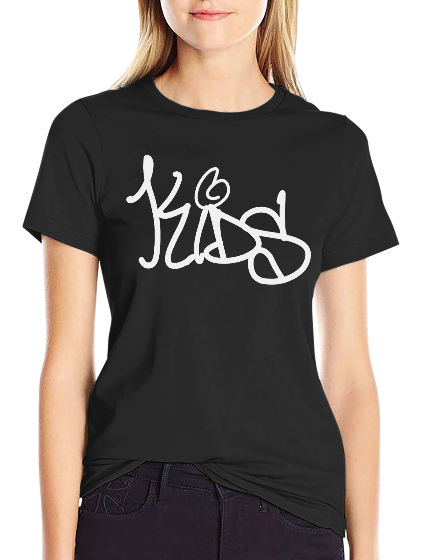 KIDS Graffiti Style Black Tee